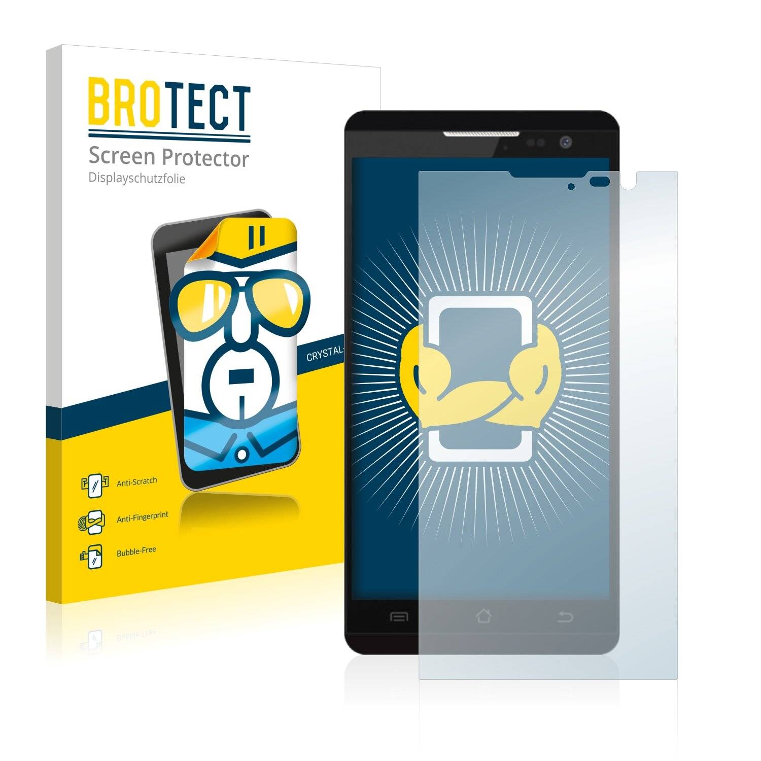 2x BROTECT HD-Clear Displayschutzfolie für Jiayu