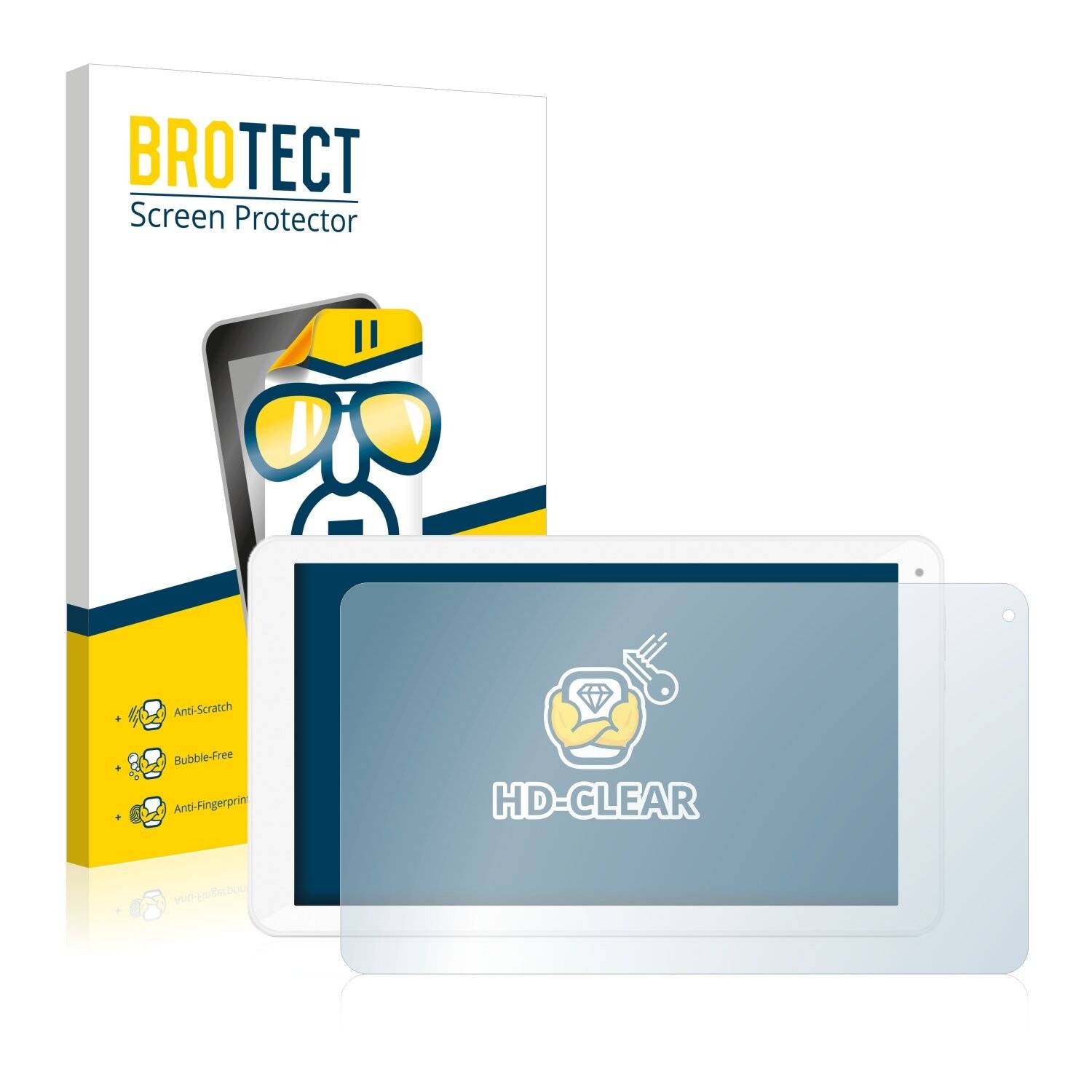 2x BROTECT HD-Clear Displayschutzfolie für TrekStor SurfTab breeze 10.1
