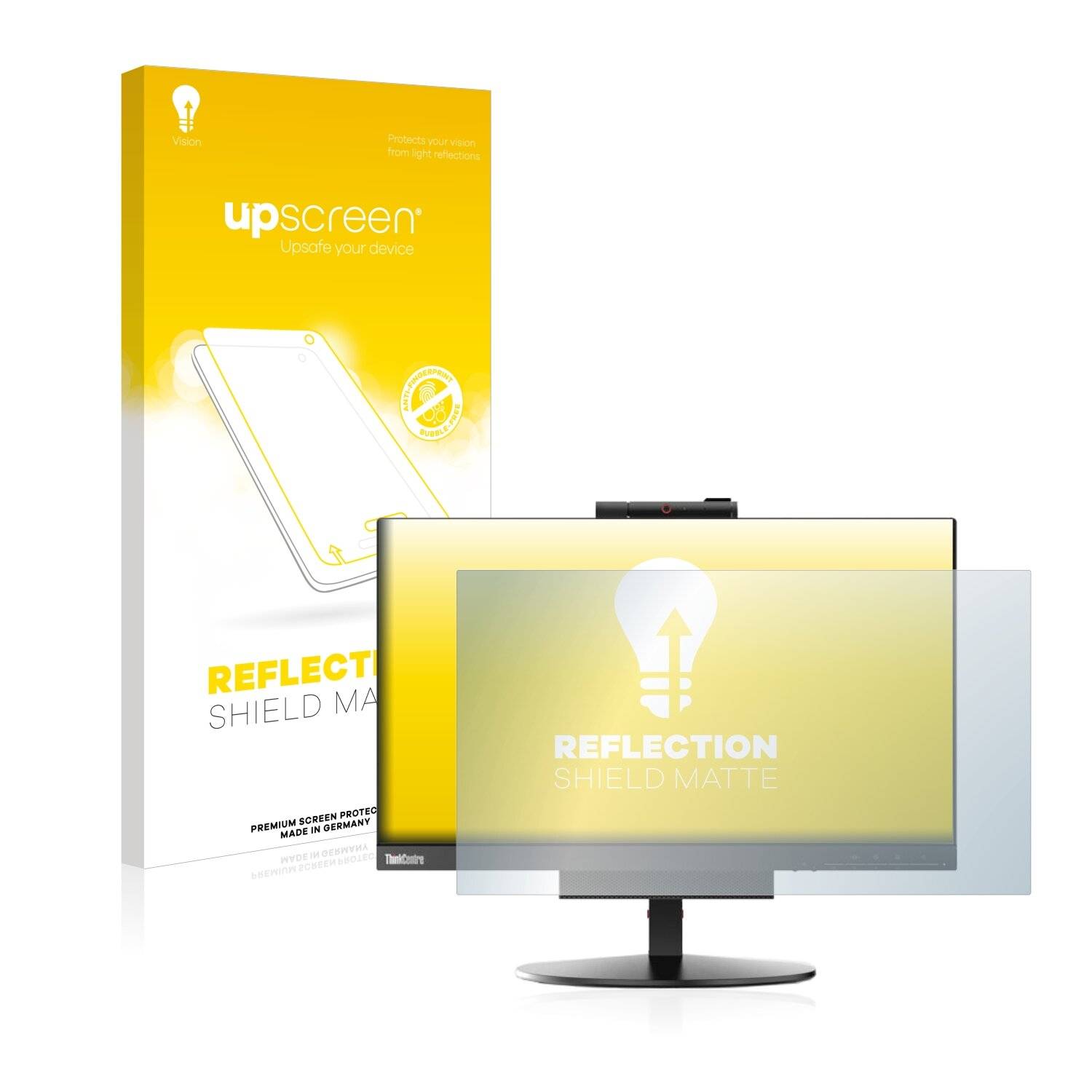 upscreen Reflection Shield Matte Premium Displayschutzfolie für Lenovo ThinkCentre