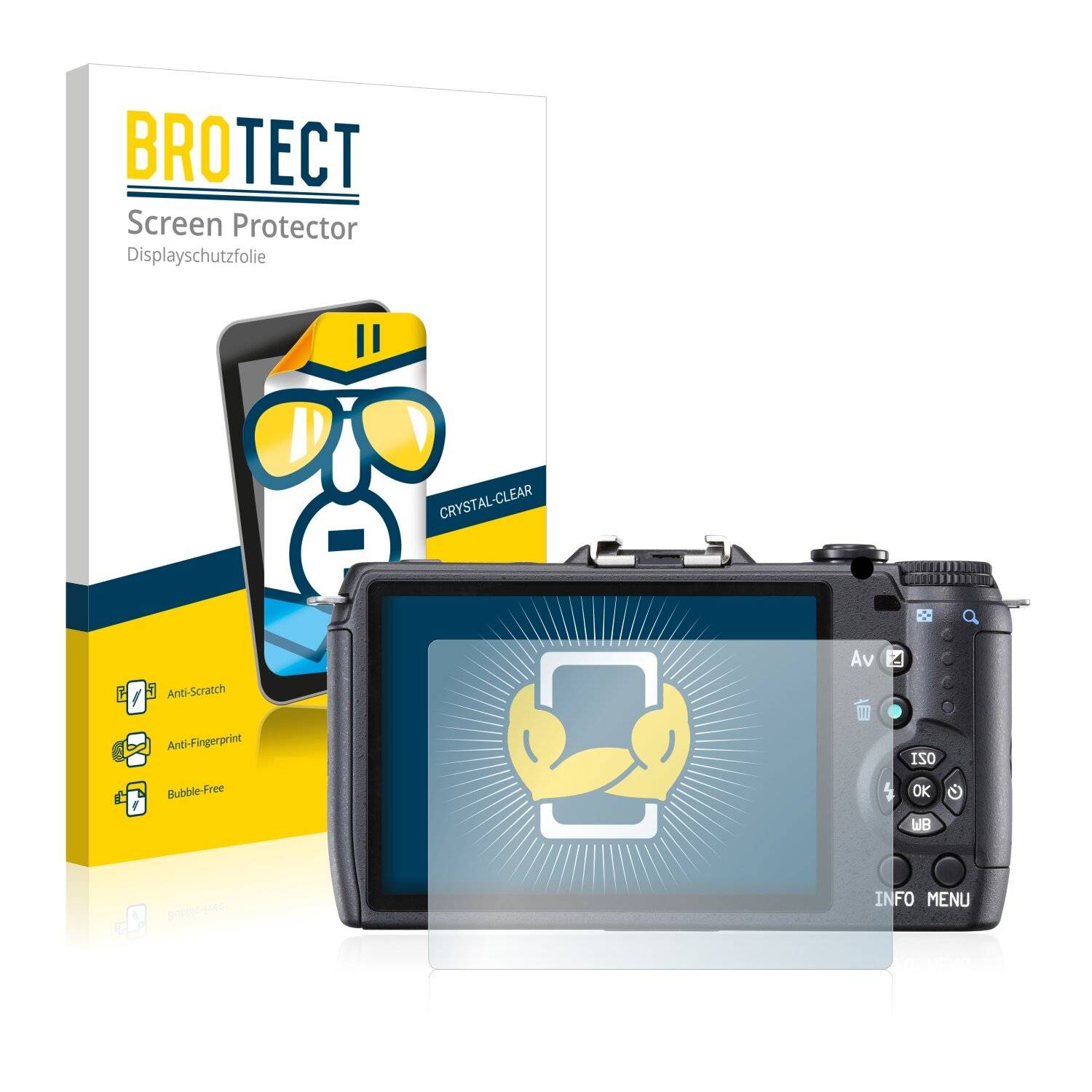 2x BROTECT HD-Clear Displayschutzfolie für Pentax
