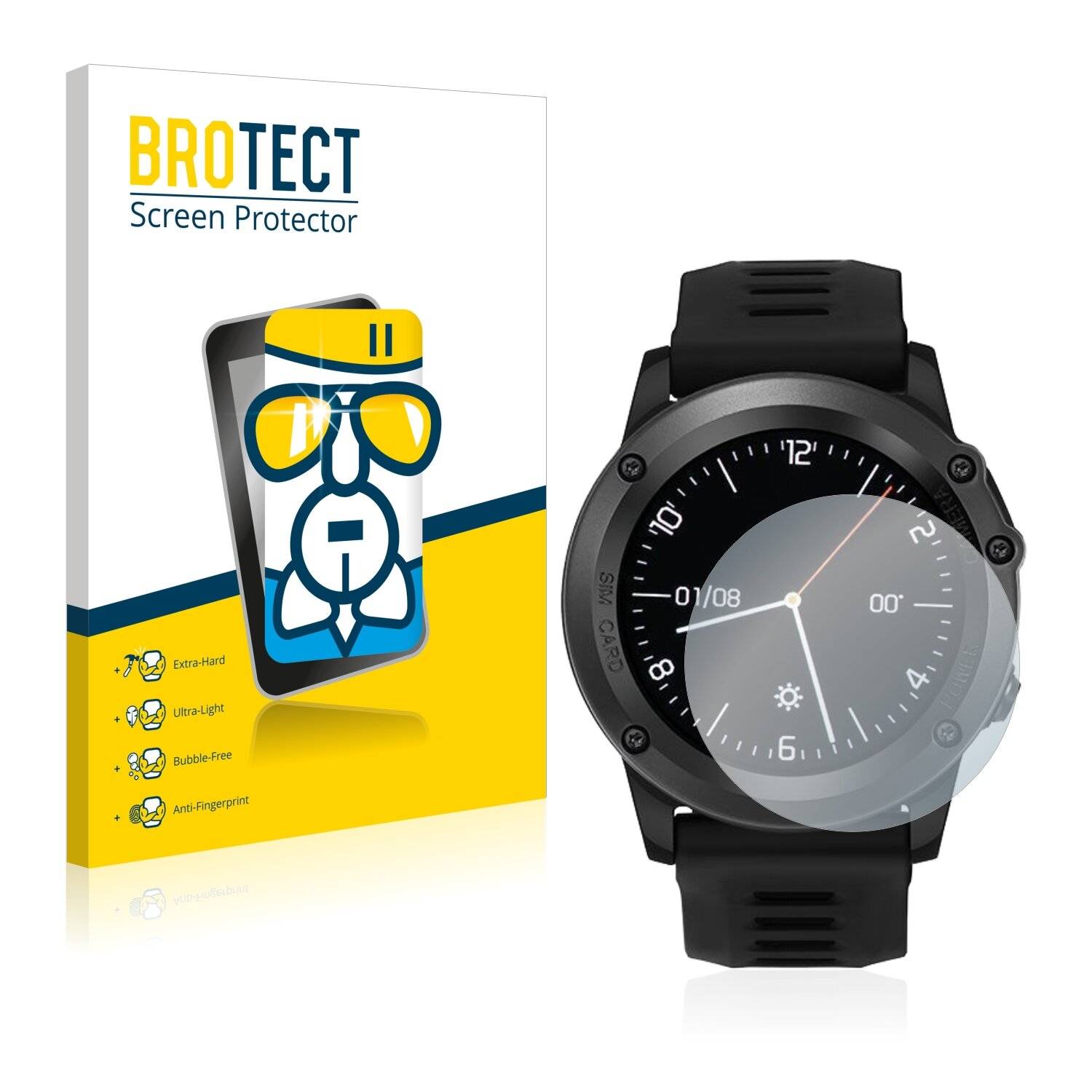 BROTECT AirGlass Schutzglas Folie für Leotec Swim