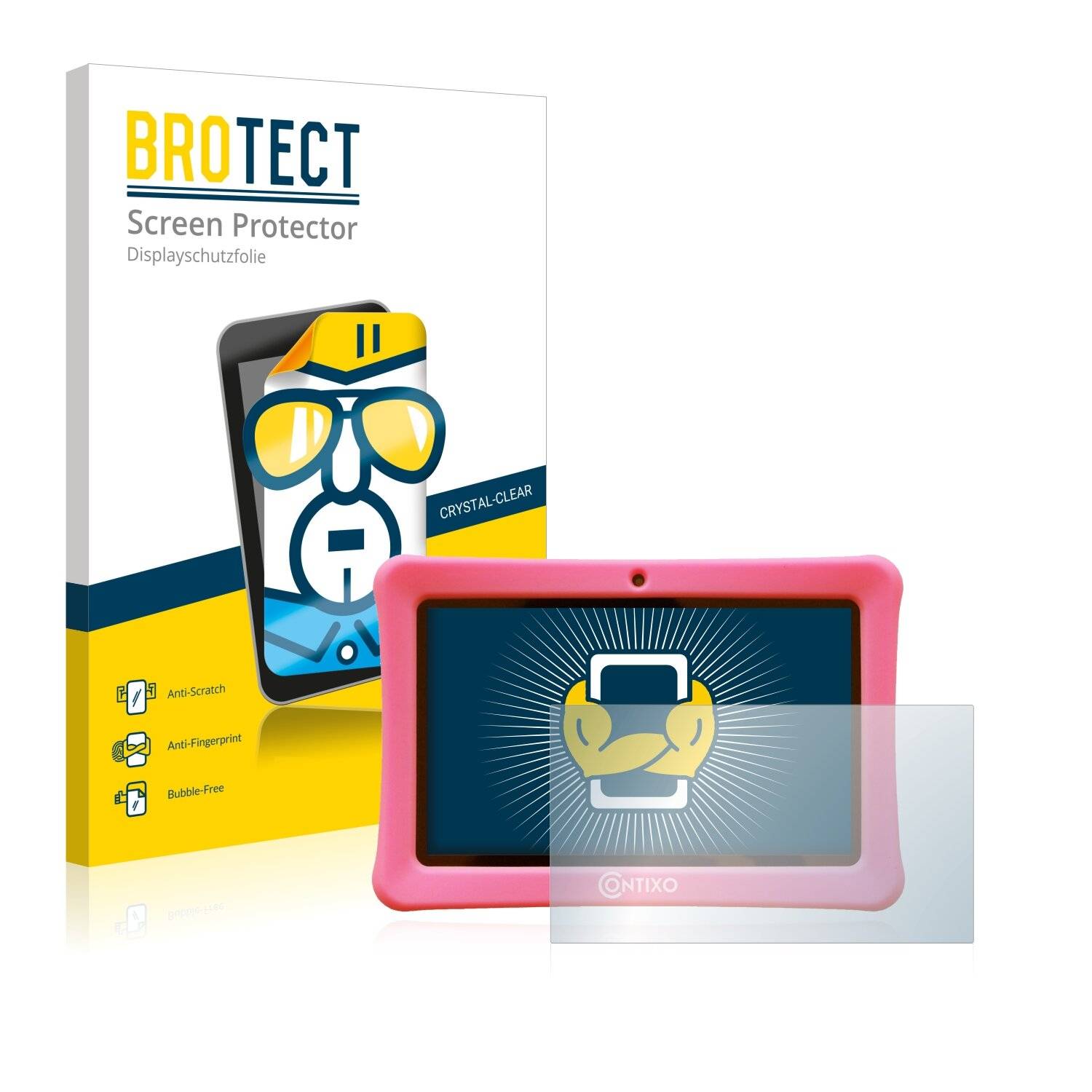 2x BROTECT HD-Clear Displayschutzfolie für Contixo Kids 7