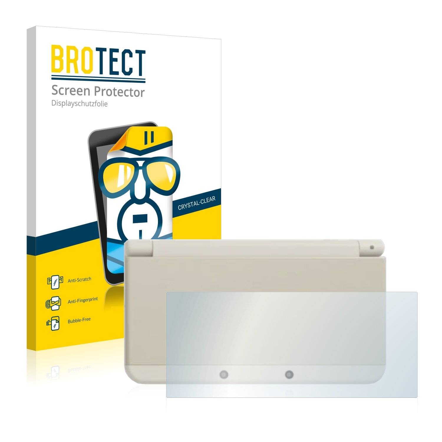 2x BROTECT HD-Clear Displayschutzfolie für Nintendo New 3DS
