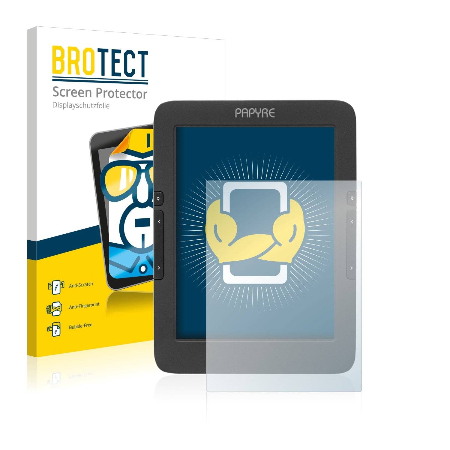 2x BROTECT HD-Clear Displayschutzfolie für Grammata Papyre