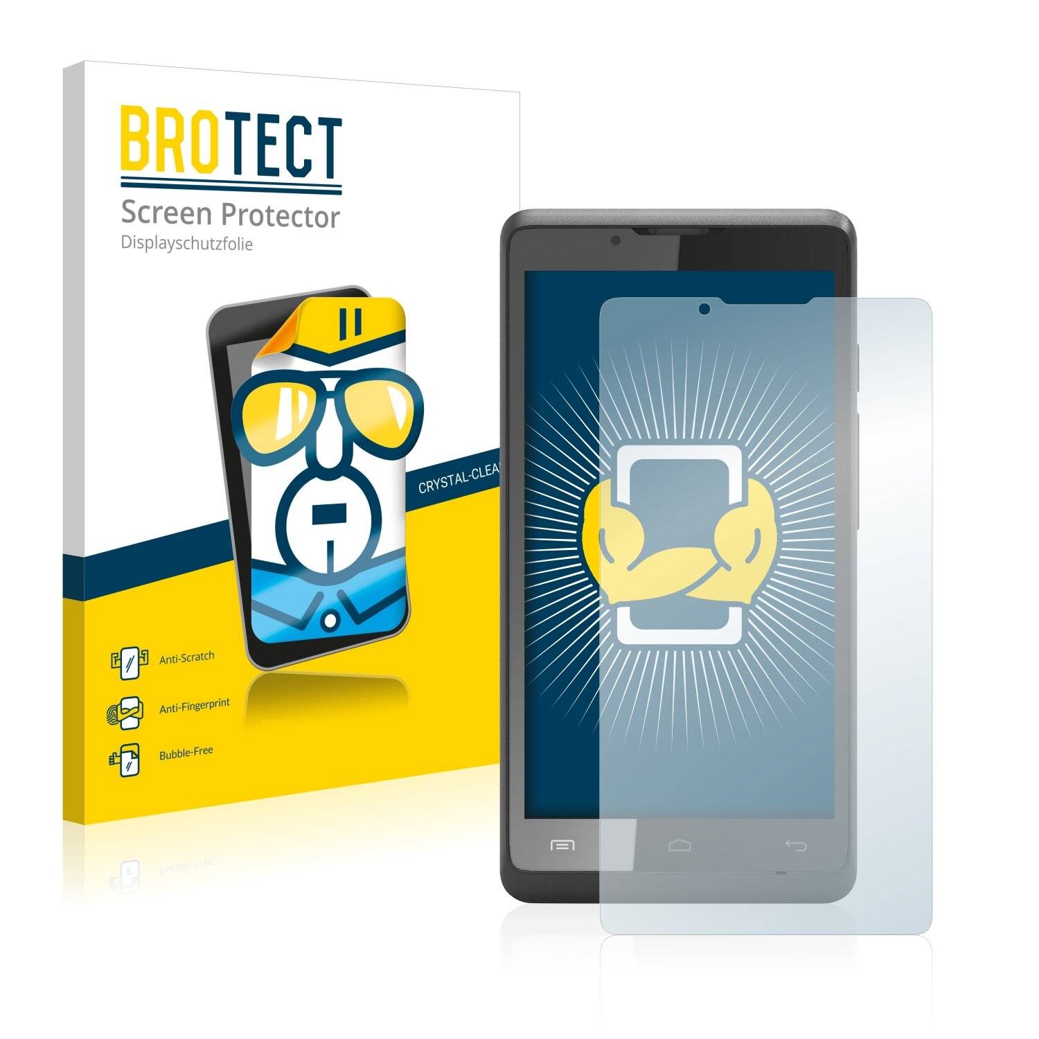 2x BROTECT HD-Clear Displayschutzfolie für Archos 40c
