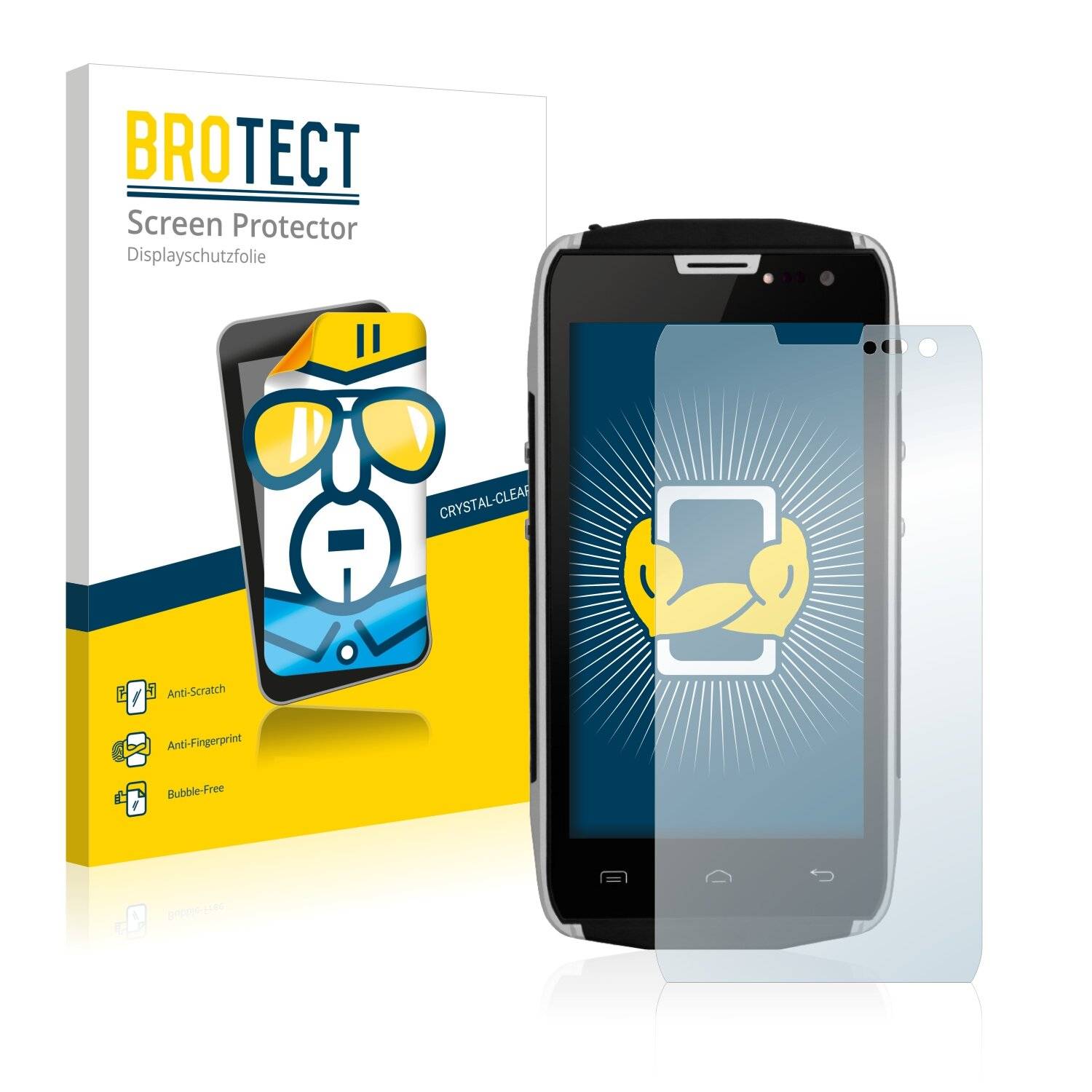 2x BROTECT HD-Clear Displayschutzfolie für Doogee Titans2