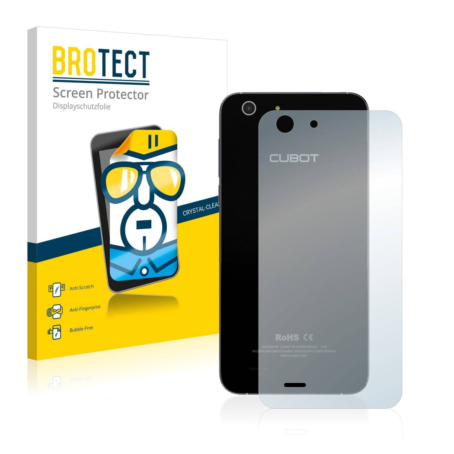 2x BROTECT HD-Clear Displayschutzfolie für Cubot X10