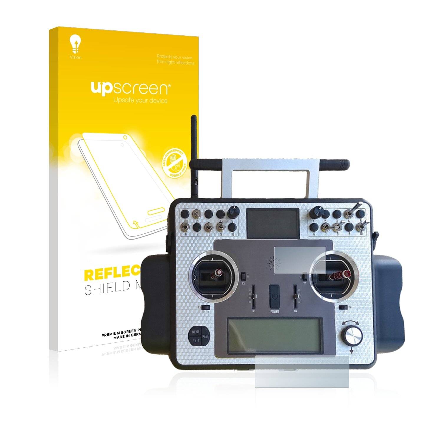 upscreen Reflection Shield Matte Premium Displayschutzfolie für FrSky Taranis