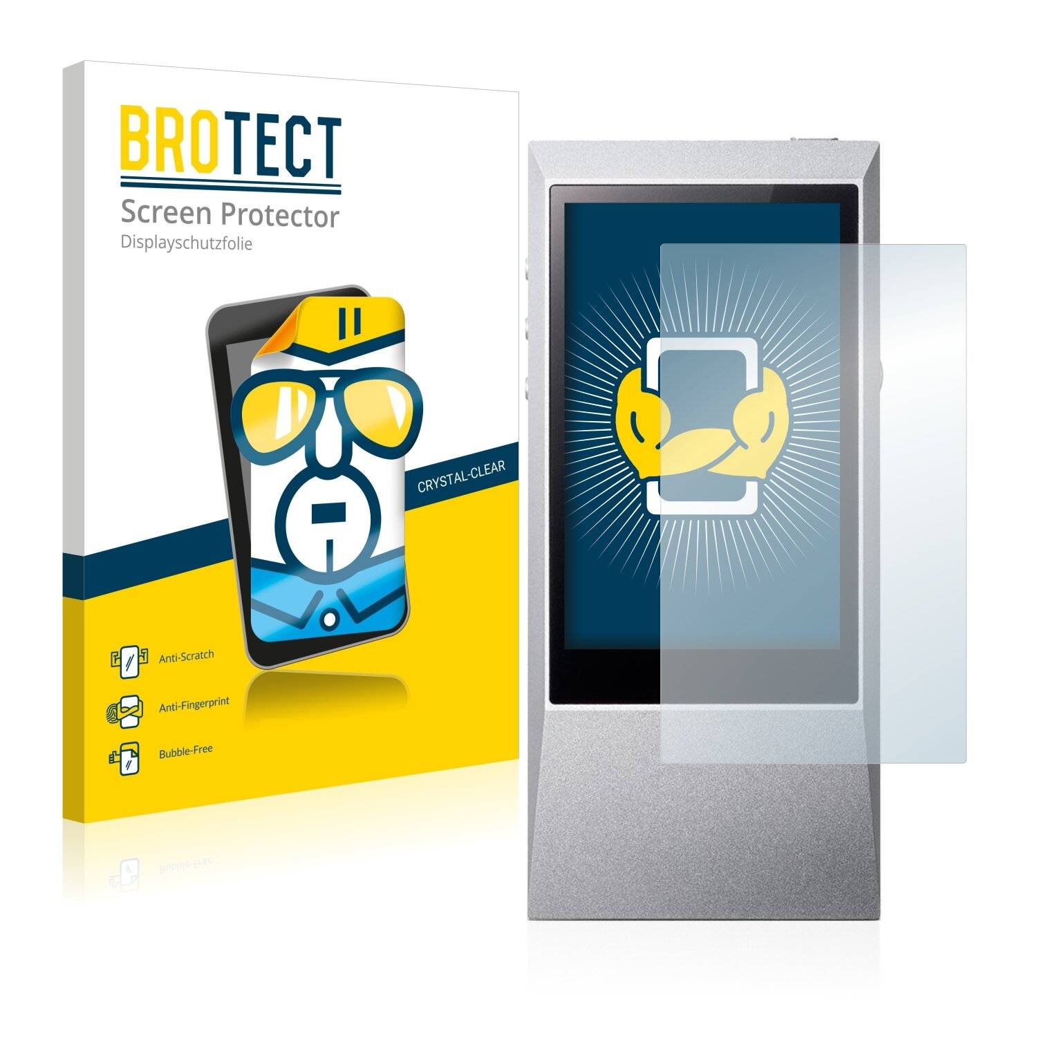 2x BROTECT HD-Clear Displayschutzfolie für Astell&Kern AK