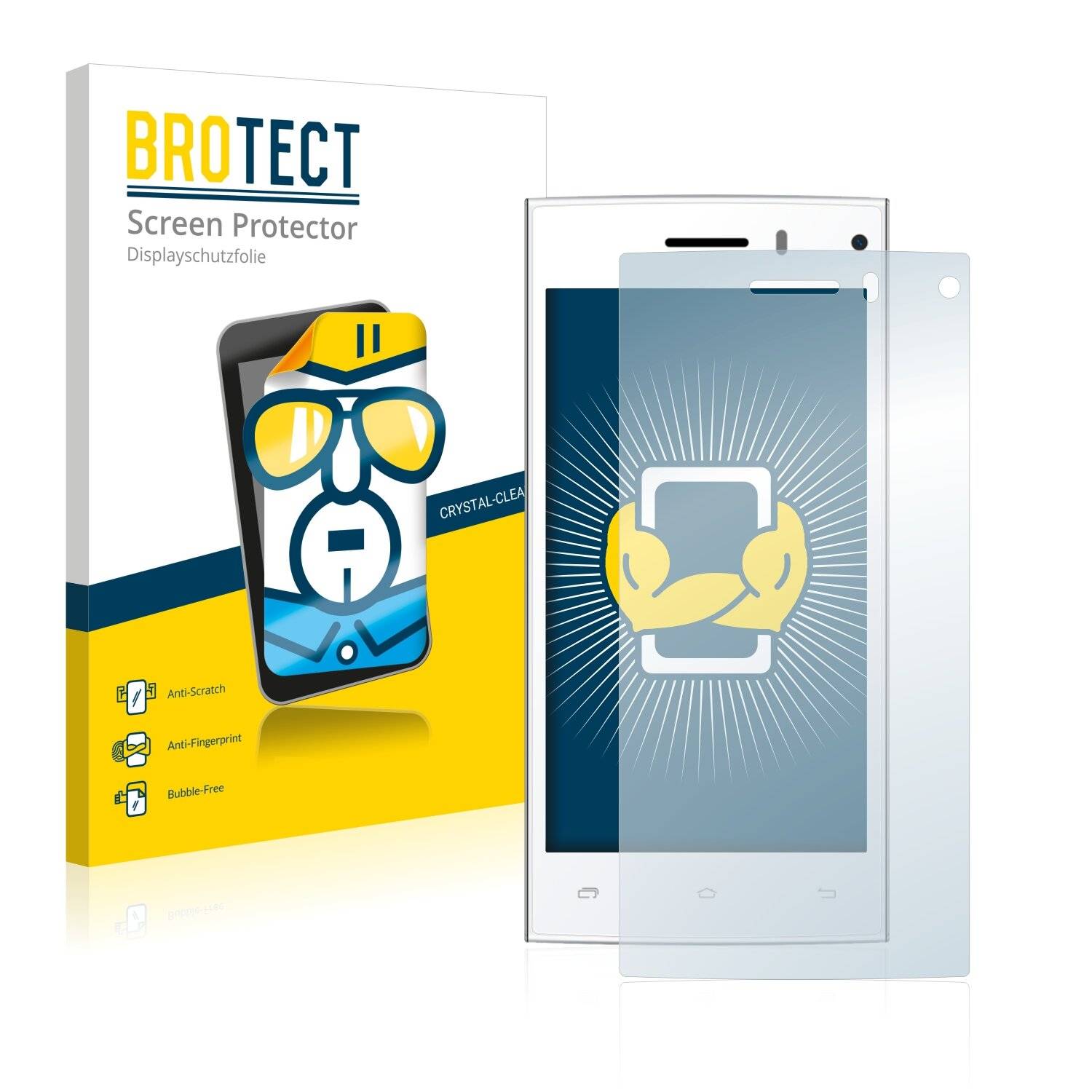 2x BROTECT HD-Clear Displayschutzfolie für Mode Italia