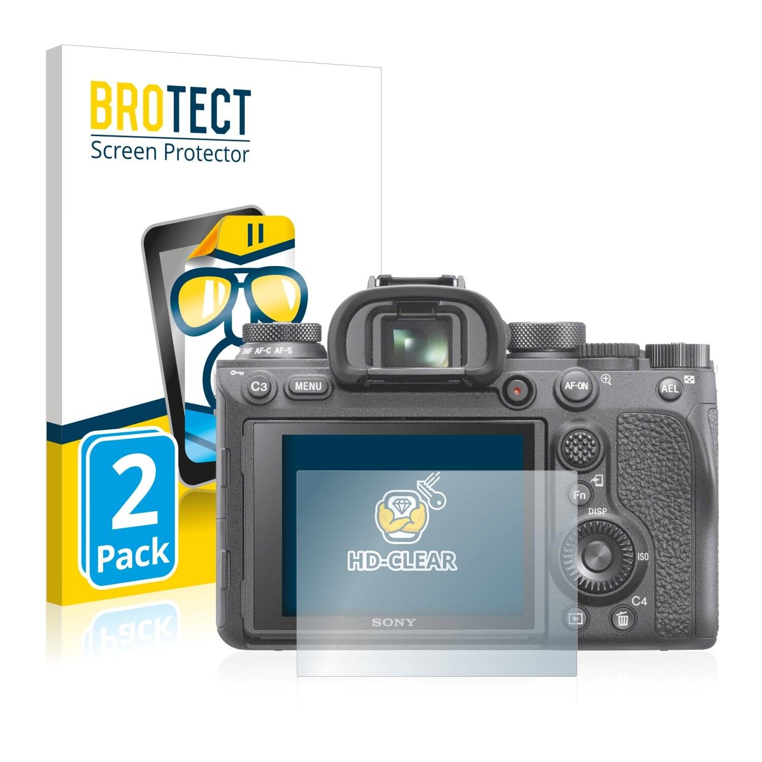2x BROTECT HD-Clear Displayschutzfolie für Sony Alpha 9