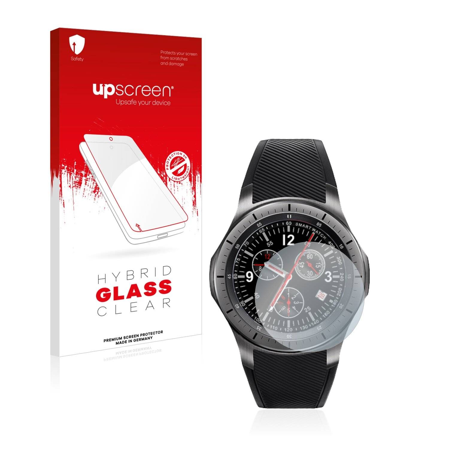 upscreen Hybrid Glass Clear Premium Schutzglas Folie für Lemfo