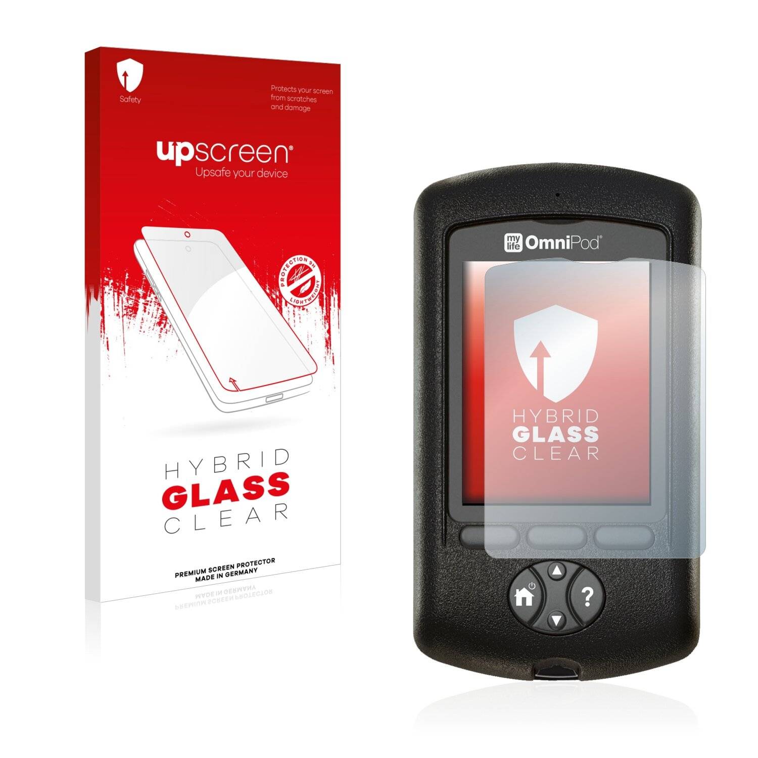 upscreen Hybrid Glass Clear Premium Schutzglas Folie für Mylife