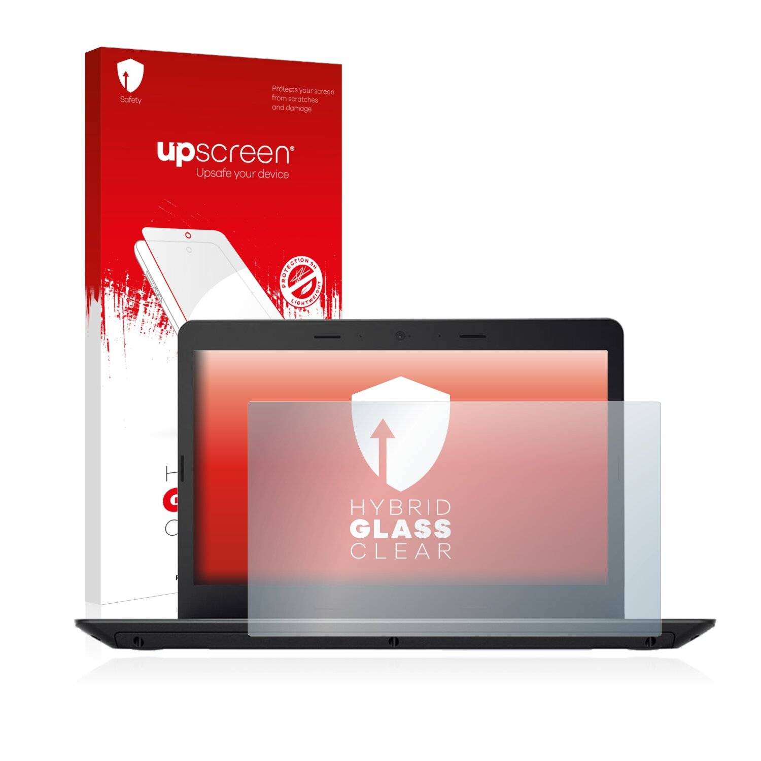 upscreen Hybrid Glass Clear Premium Schutzglas Folie für Lenovo ThinkPad