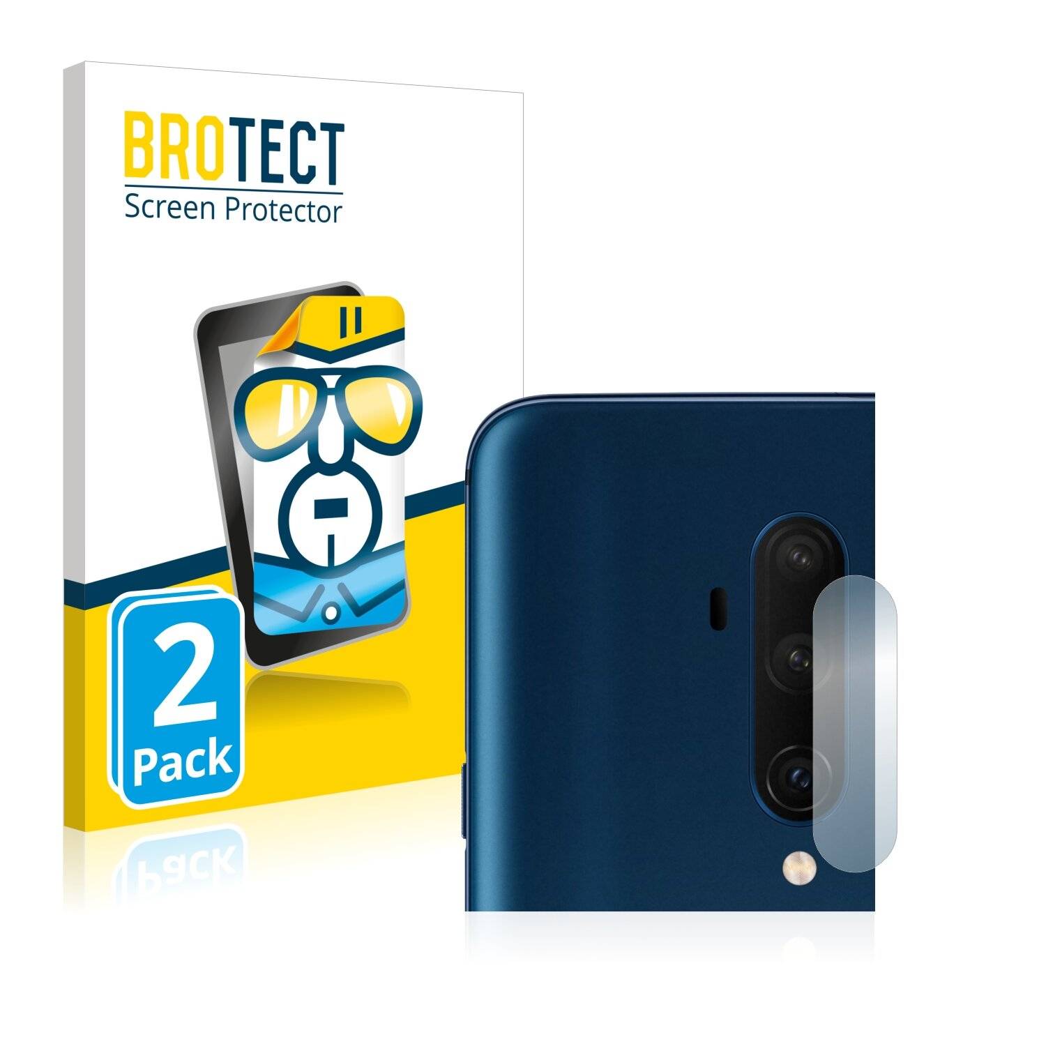 2x BROTECT HD-Clear Displayschutzfolie für OnePlus 7T Pro (NUR