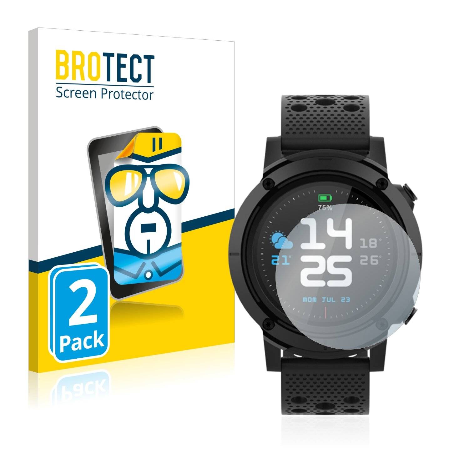 2x BROTECT HD-Clear Displayschutzfolie für Denver