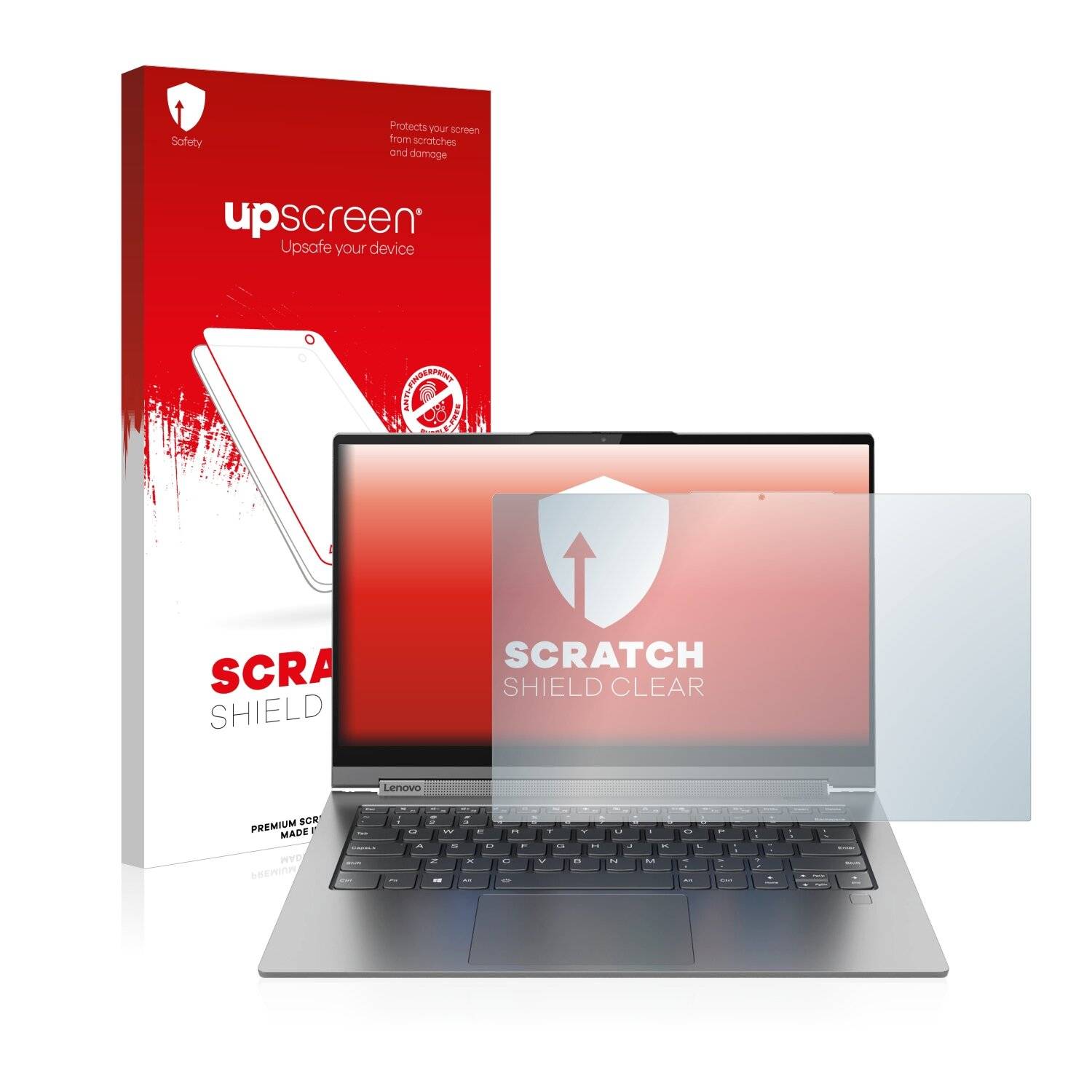 upscreen Scratch Shield Clear Premium Displayschutzfolie für Lenovo Yoga C940 14