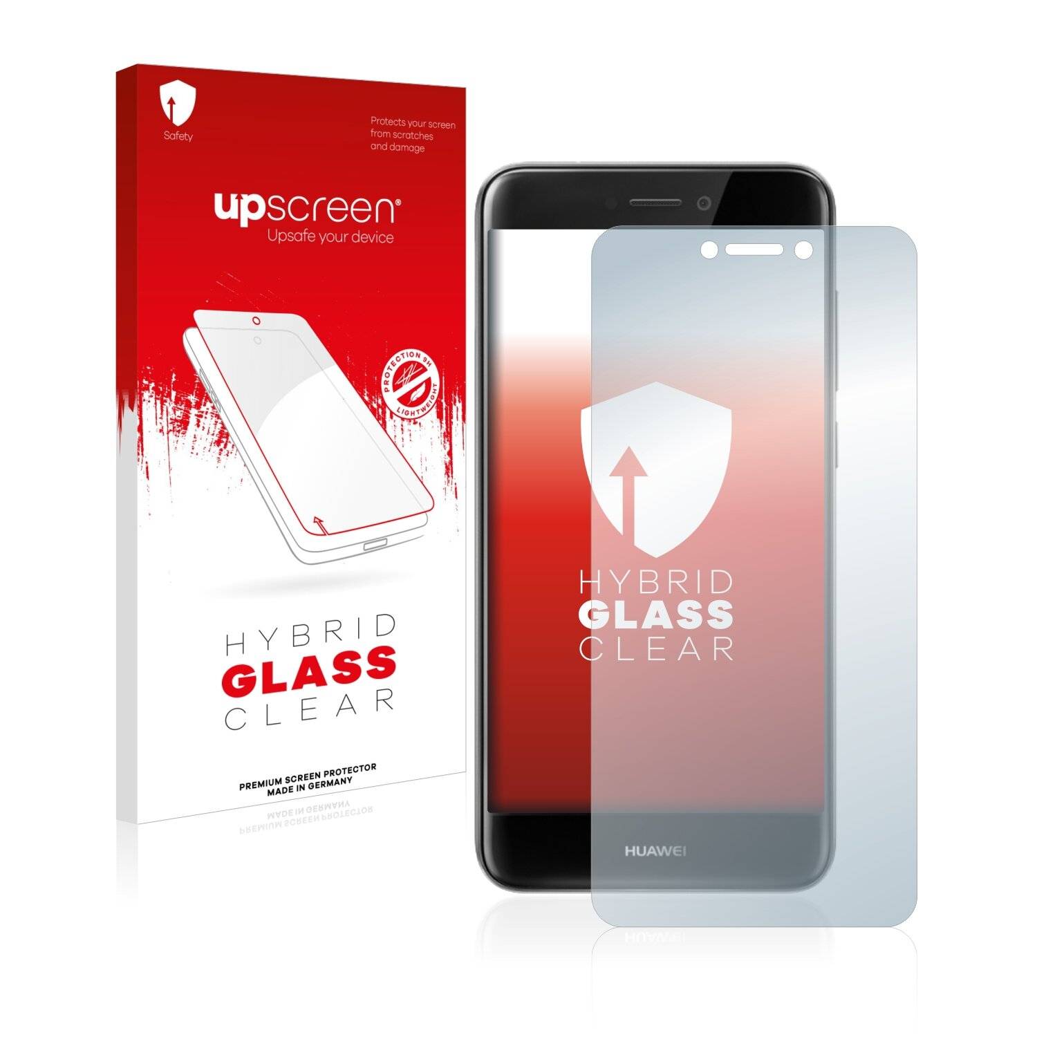 upscreen Hybrid Glass Clear Premium Schutzglas Folie für Huawei Nova