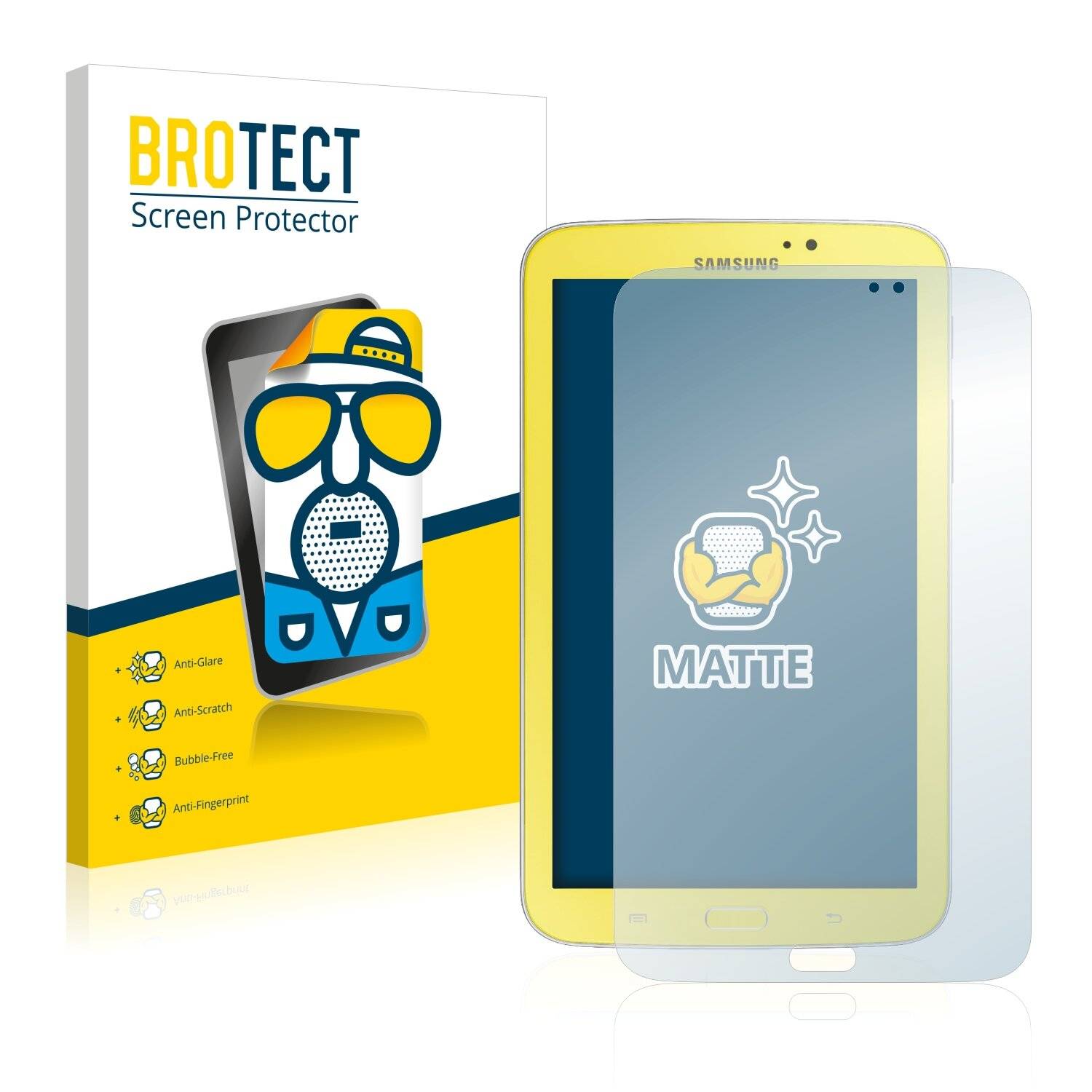 2x BROTECT Matte Displayschutzfolie für Samsung Galaxy Tab 3 7.0 Kids - Entspiegelt,