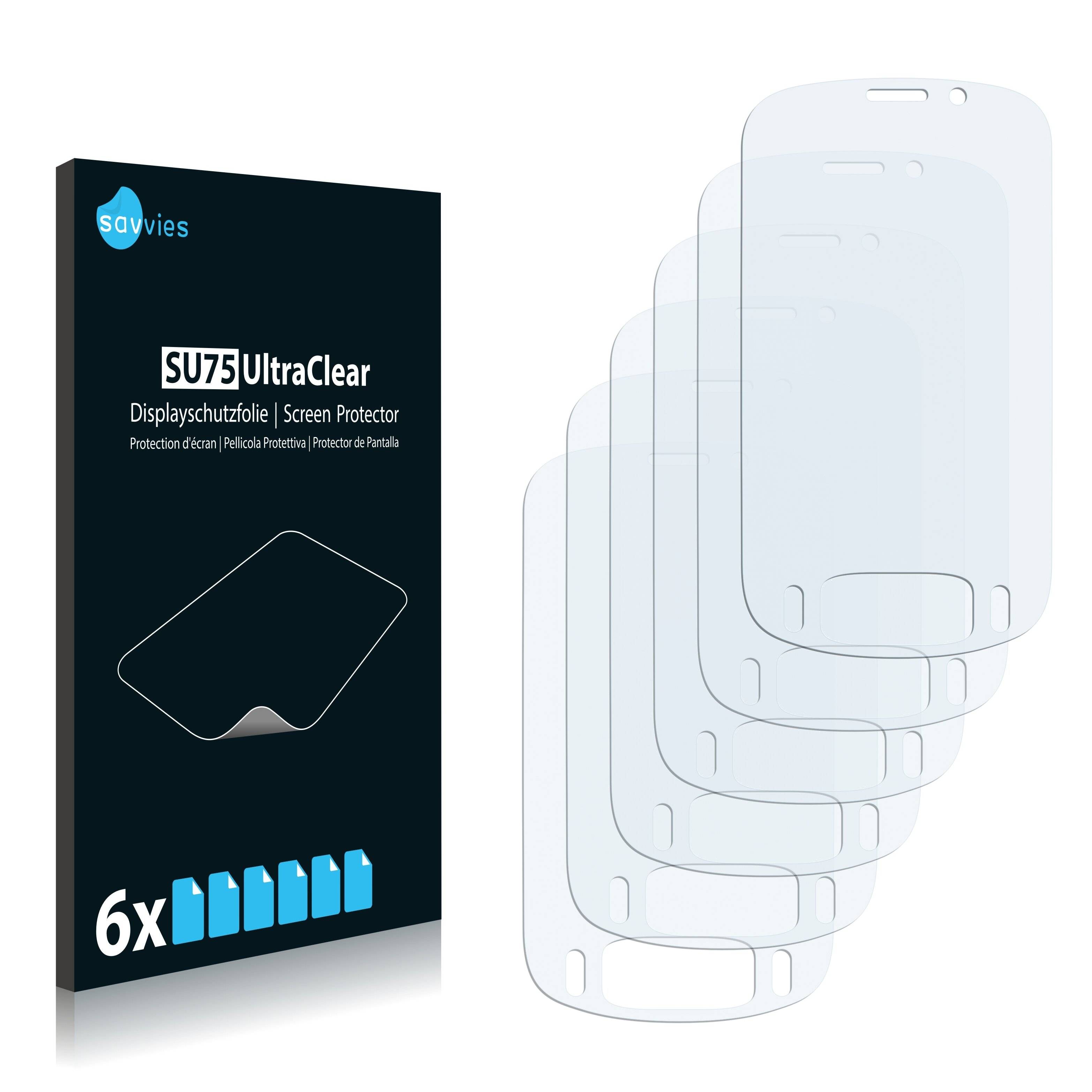 6x Savvies SU75 Displayschutzfolie für Huawei