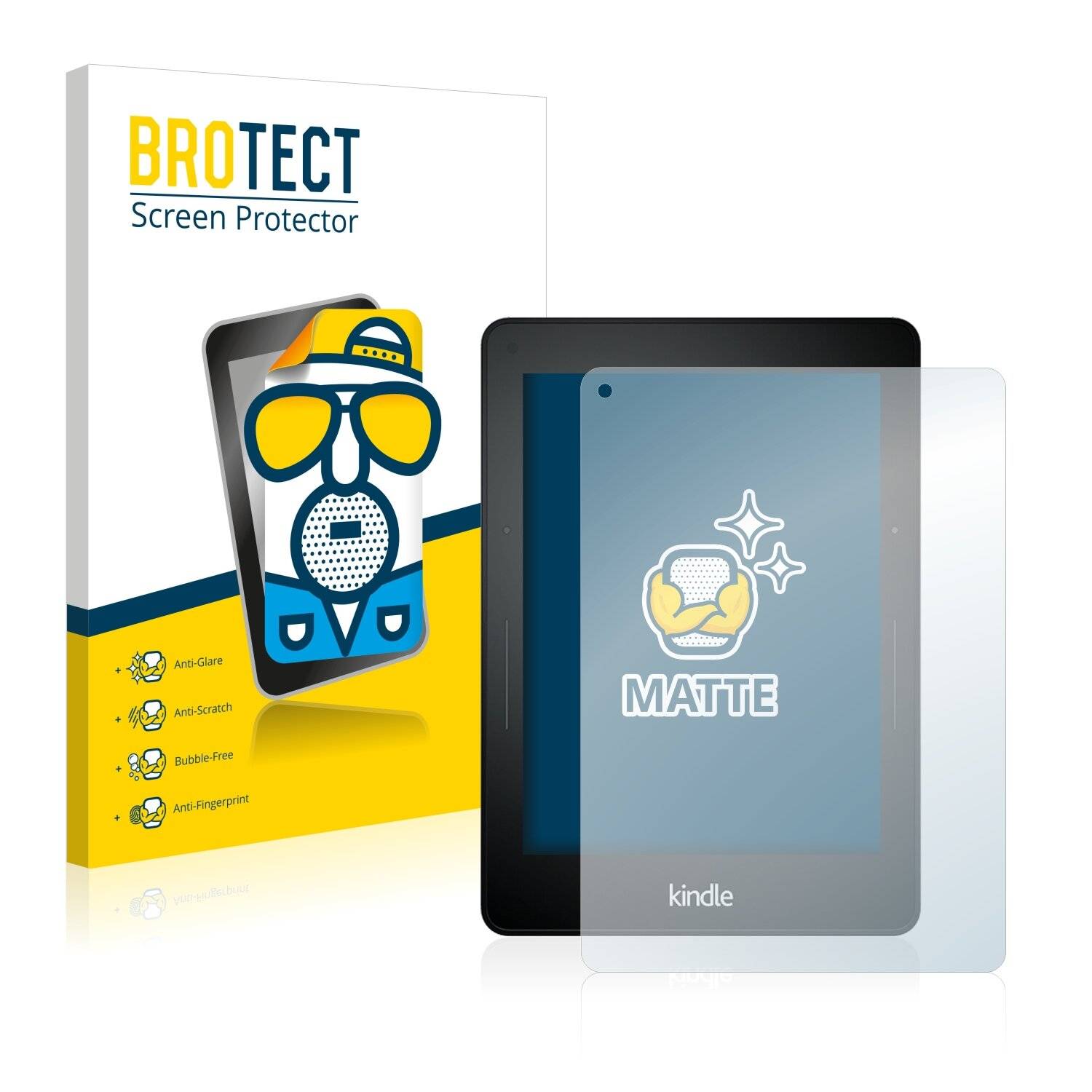 2x BROTECT Matte Displayschutzfolie für Amazon Kindle Voyage - Entspiegelt,