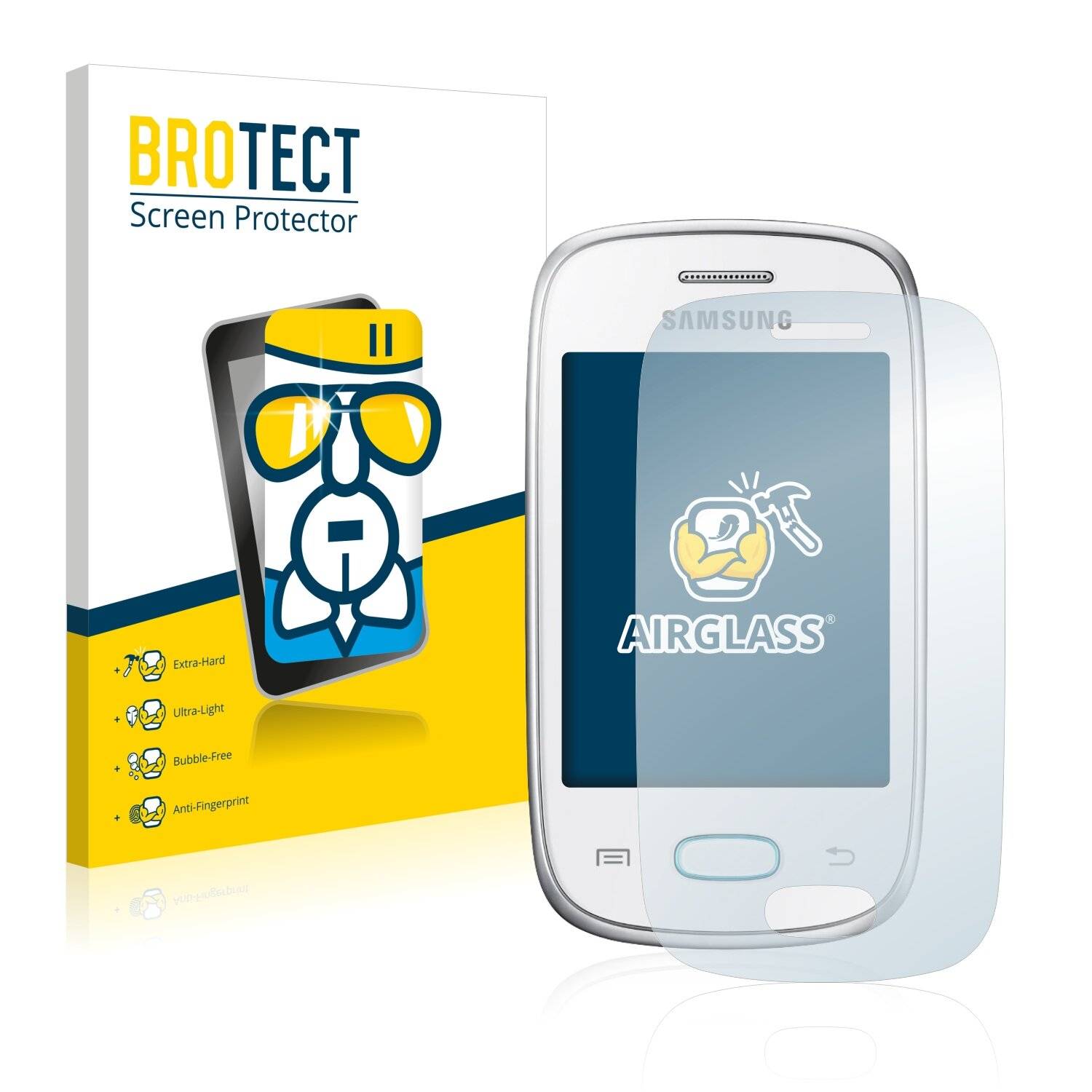 BROTECT AirGlass Schutzglas Folie für Samsung Galaxy Pocket Neo