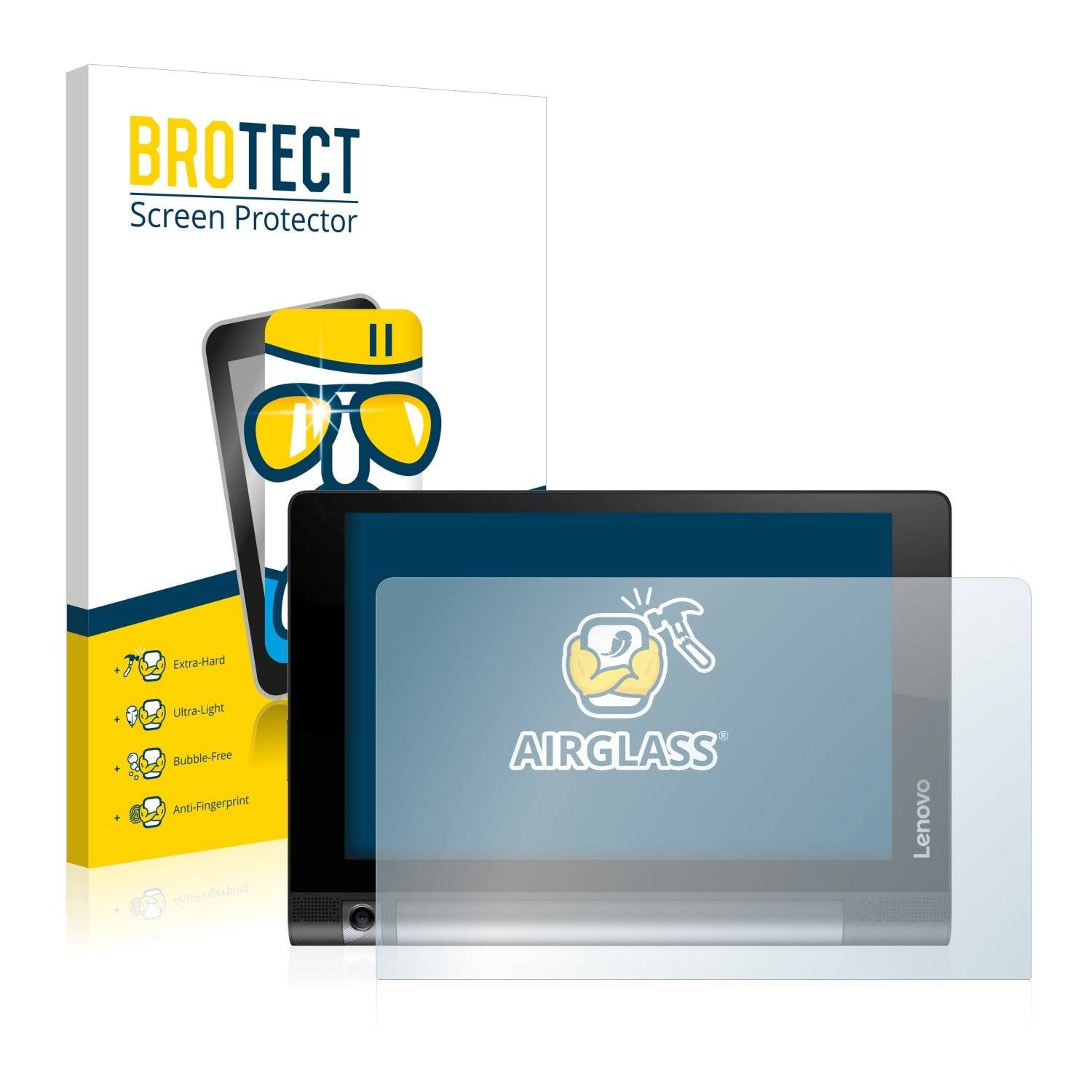 BROTECT AirGlass Schutzglas Folie für Lenovo Yoga Tab 3