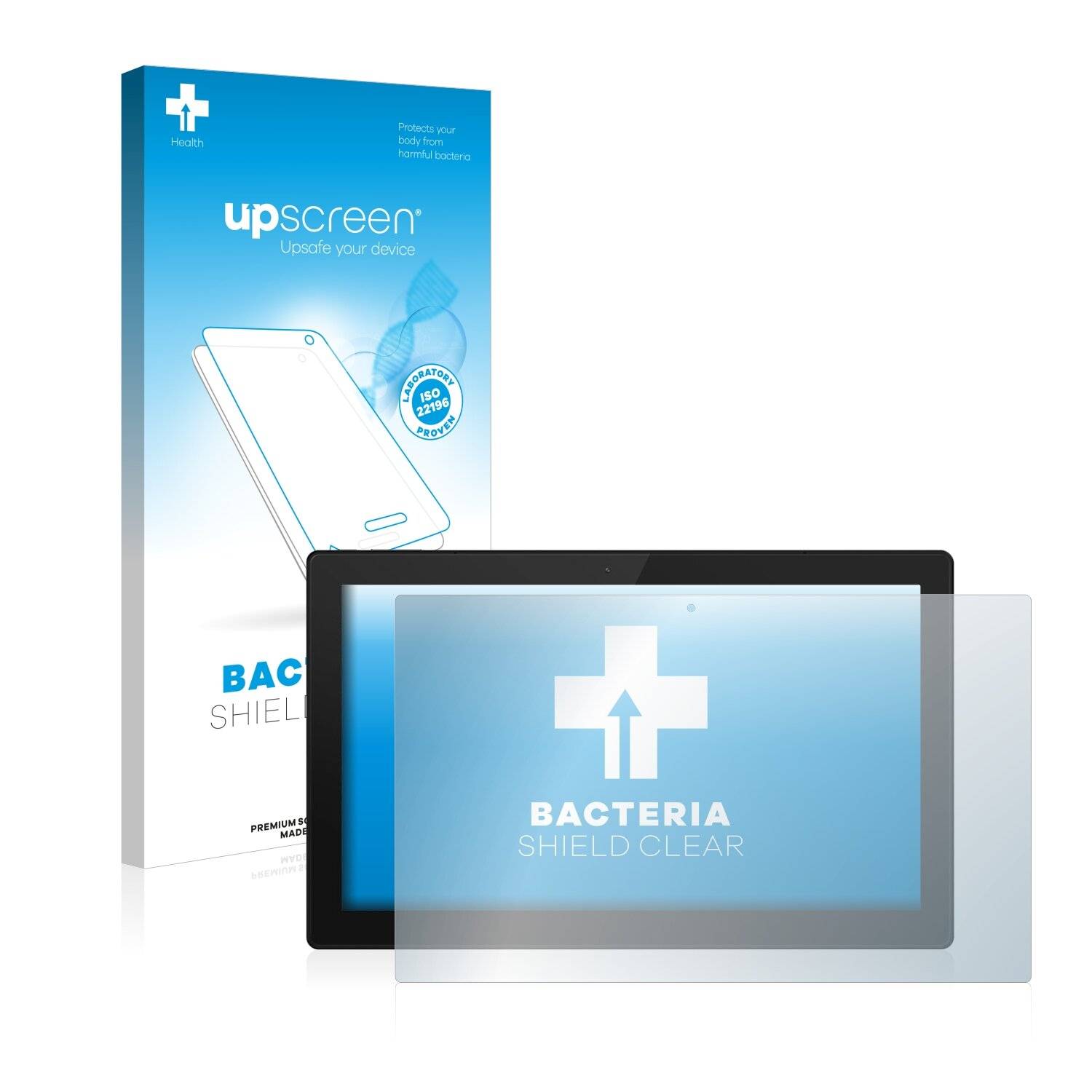 upscreen Bacteria Shield Clear Premium Antibakterielle Displayschutzfolie für TrekStor