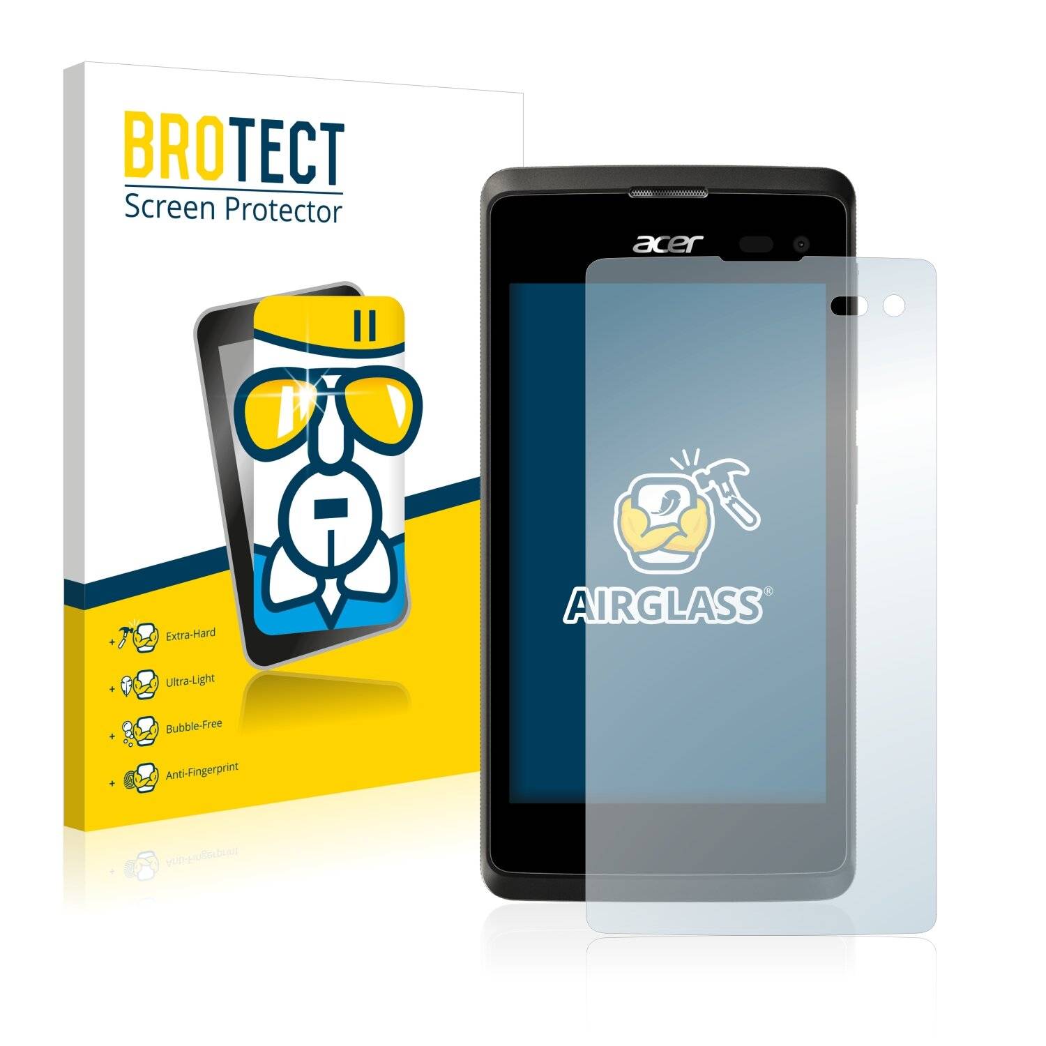 BROTECT AirGlass Schutzglas Folie für Acer Liquid