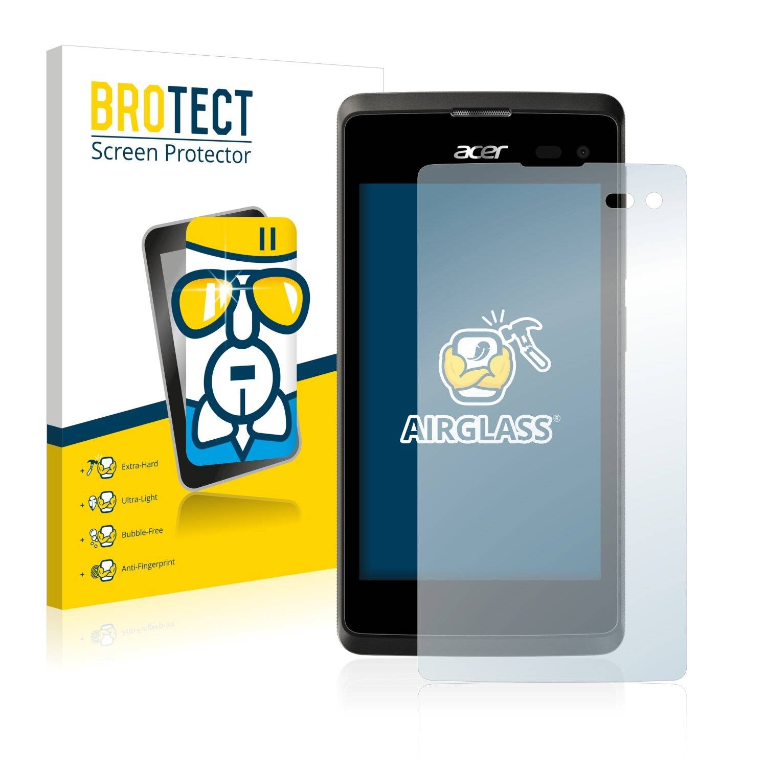 BROTECT AirGlass Schutzglas Folie für Acer Liquid M220