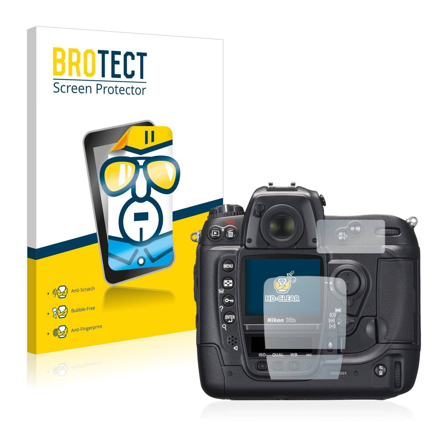 2x BROTECT HD-Clear Displayschutzfolie für Nikon