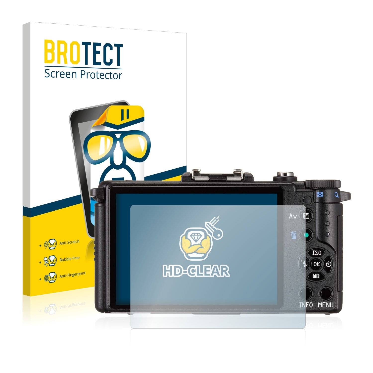 2x BROTECT HD-Clear Displayschutzfolie für Pentax