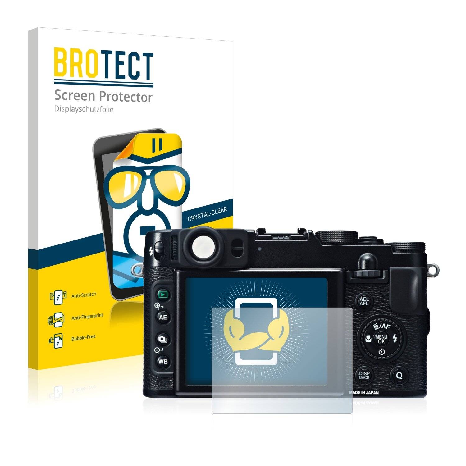 2x BROTECT HD-Clear Displayschutzfolie für Fujifilm
