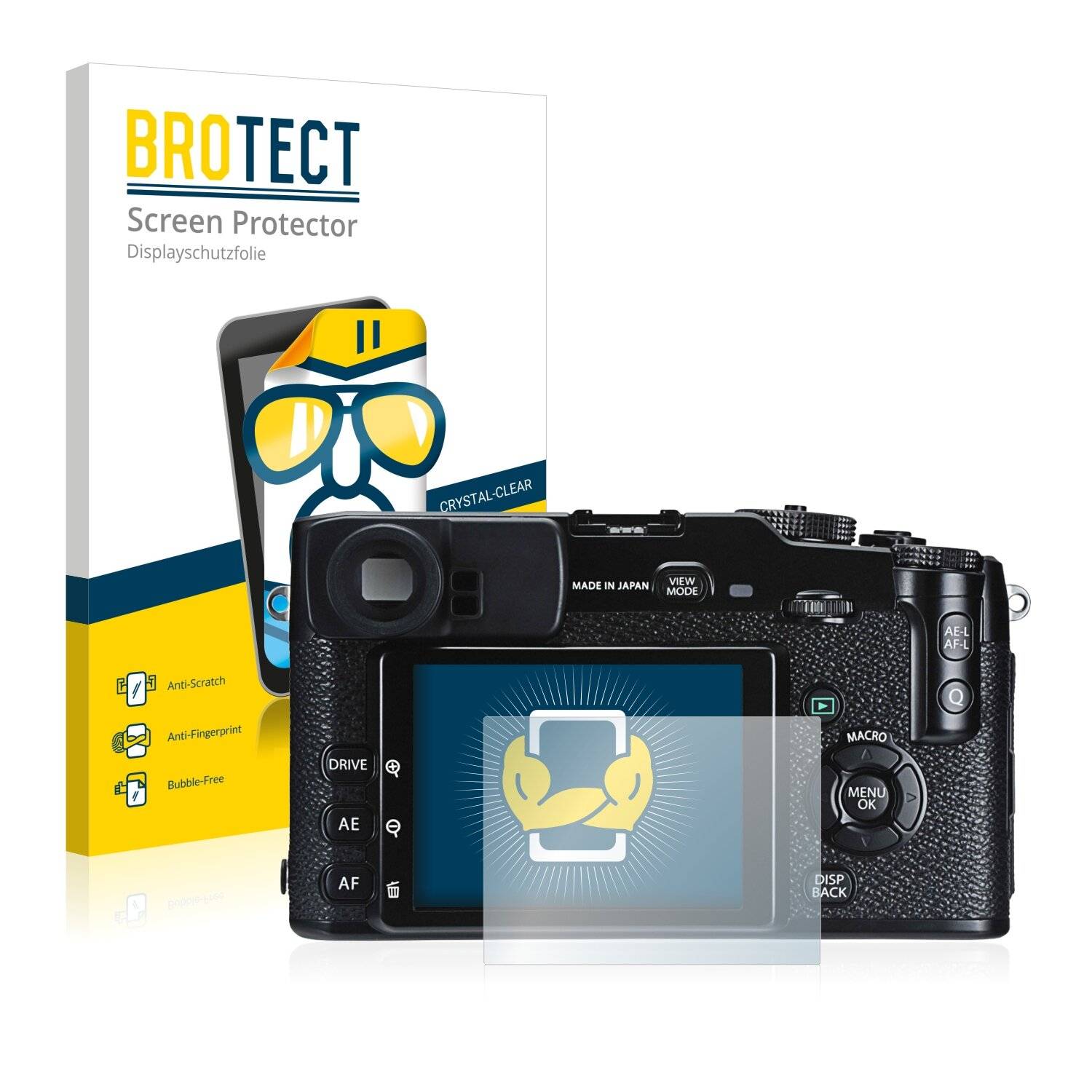 2x BROTECT HD-Clear Displayschutzfolie für Fujifilm