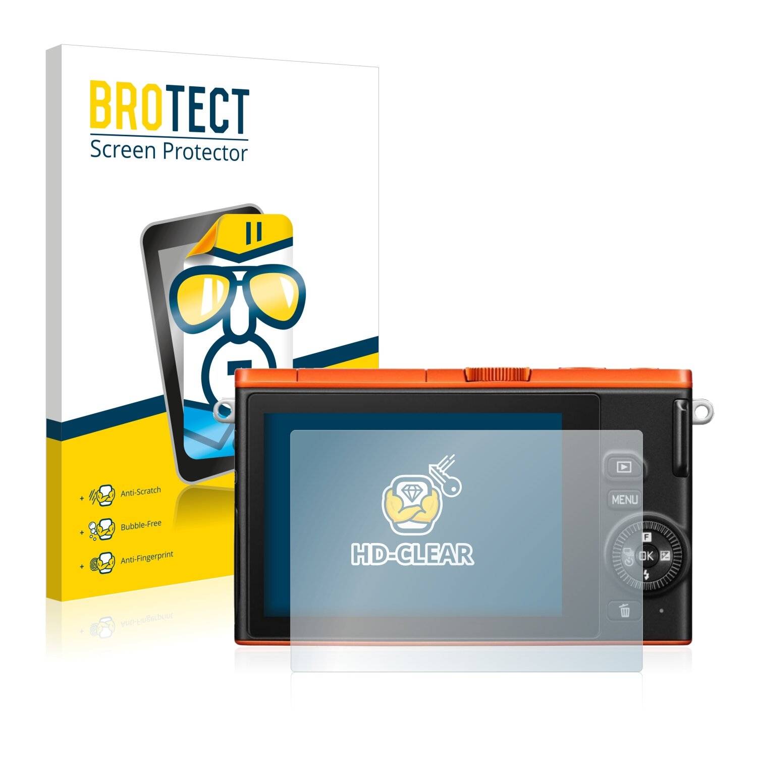 2x BROTECT HD-Clear Displayschutzfolie für Nikon 1