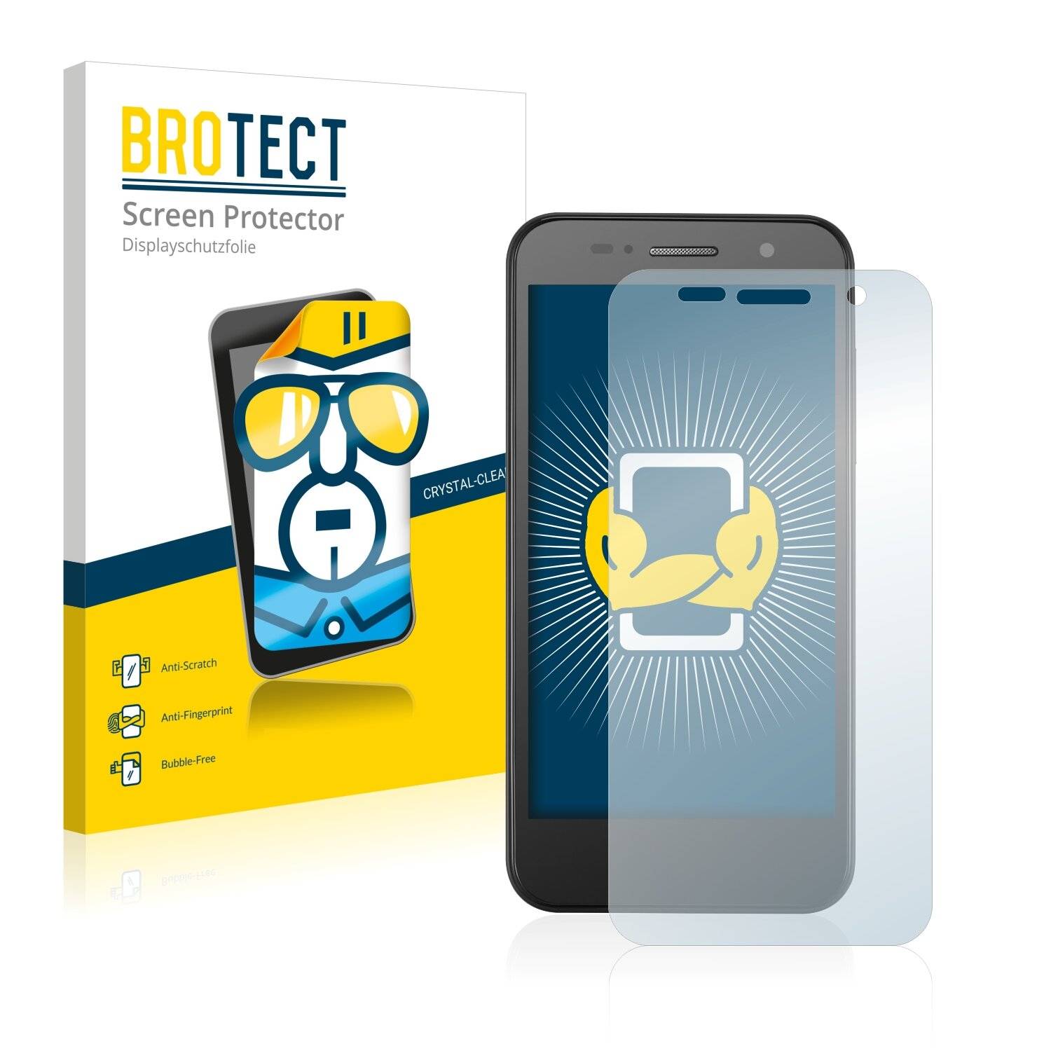 2x BROTECT HD-Clear Displayschutzfolie für ZTE Blade Apex