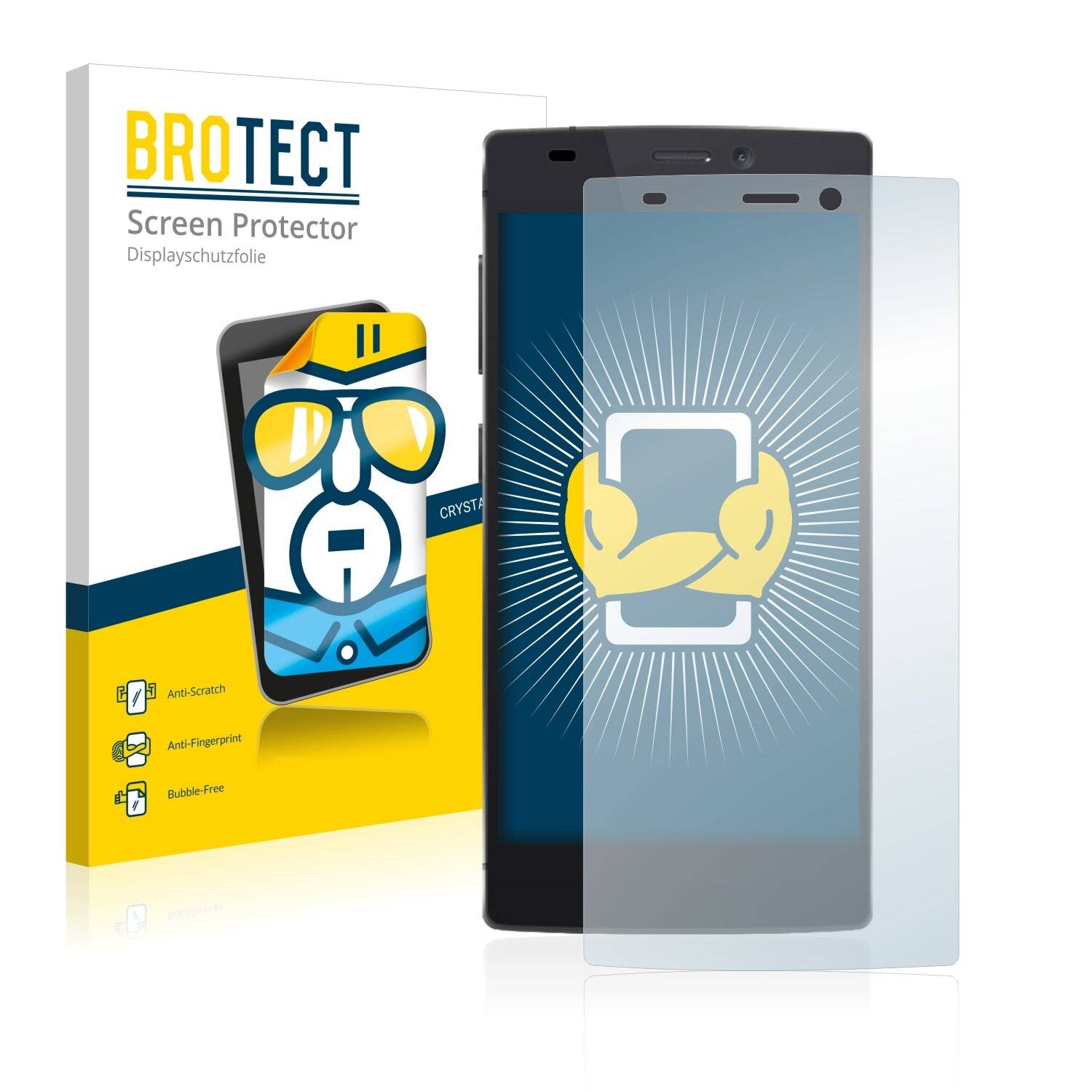 2x BROTECT HD-Clear Displayschutzfolie für Prestigio Grace