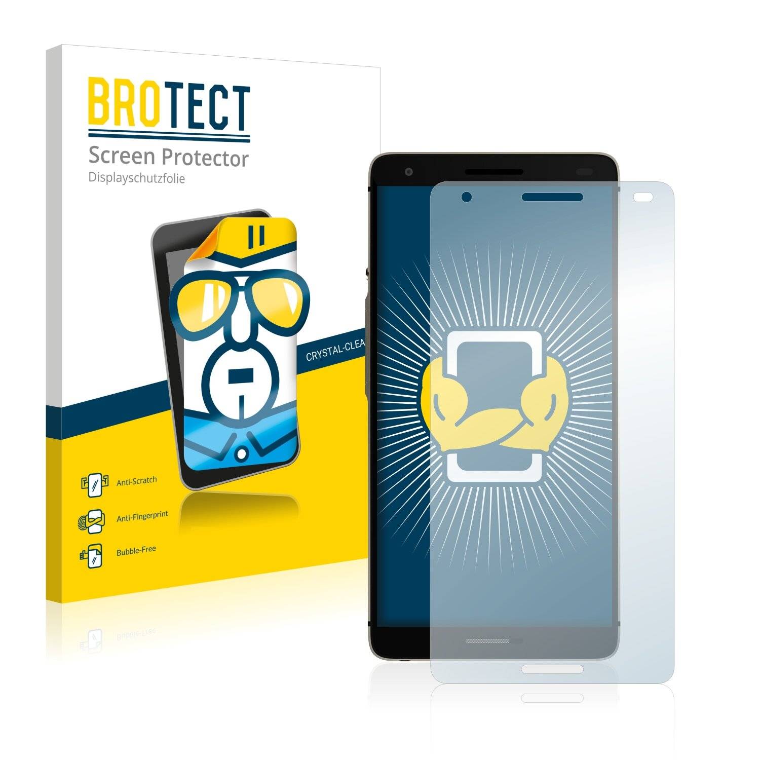 2x BROTECT HD-Clear Displayschutzfolie für InFocus