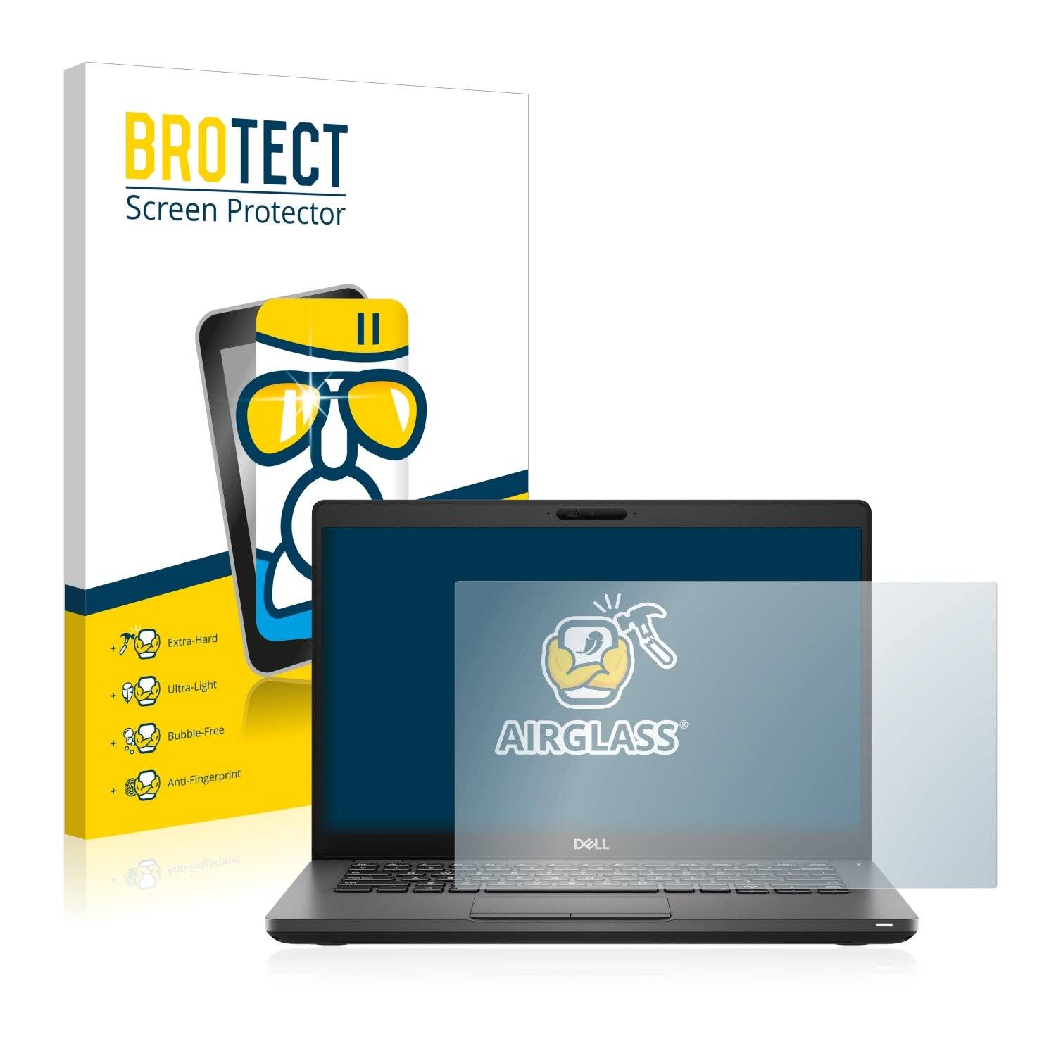 BROTECT AirGlass Schutzglas Folie für Dell Latitude