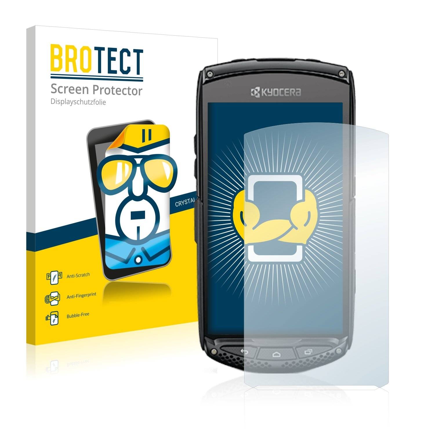 2x BROTECT HD-Clear Displayschutzfolie für Kyocera