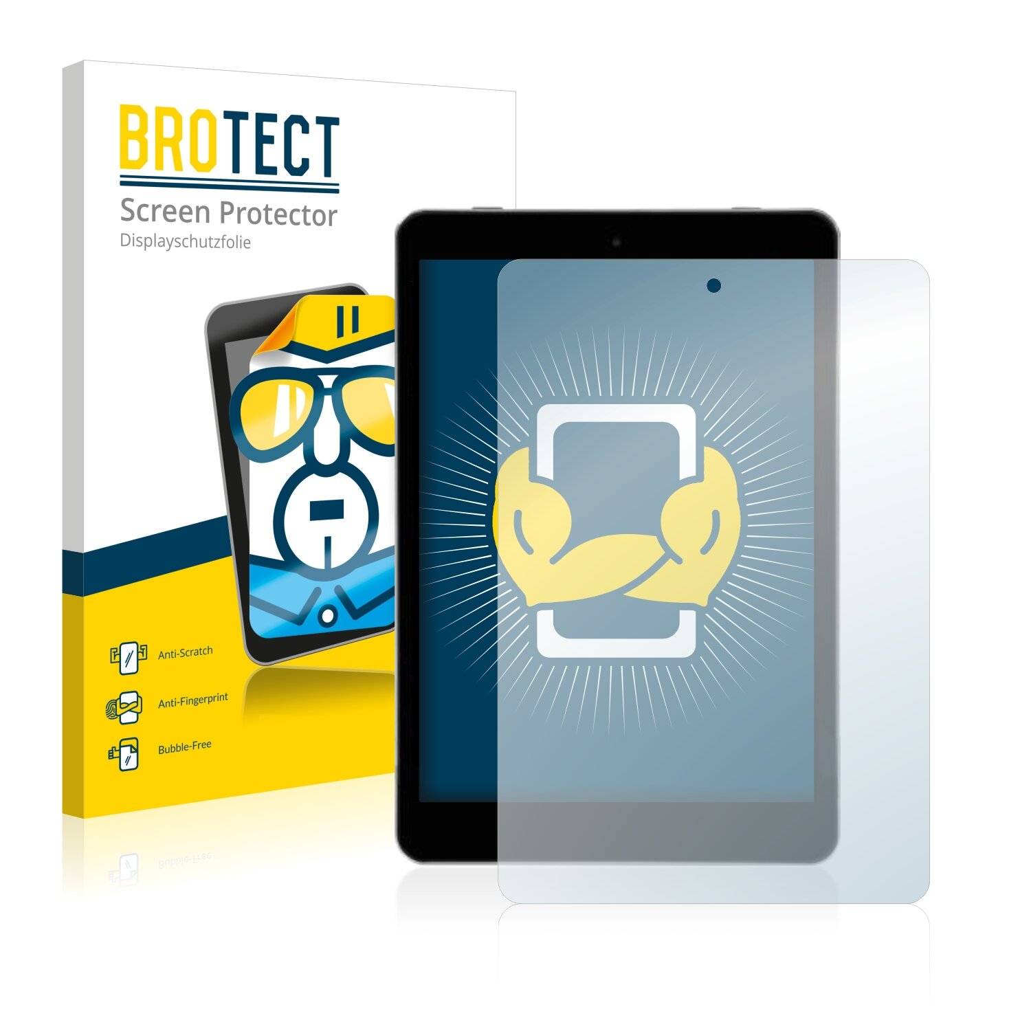 2x BROTECT HD-Clear Displayschutzfolie für Kiano SlimTab
