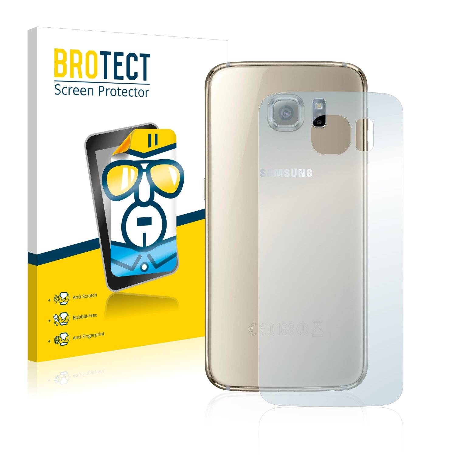 2x BROTECT HD-Clear Displayschutzfolie für Samsung SM-G920F