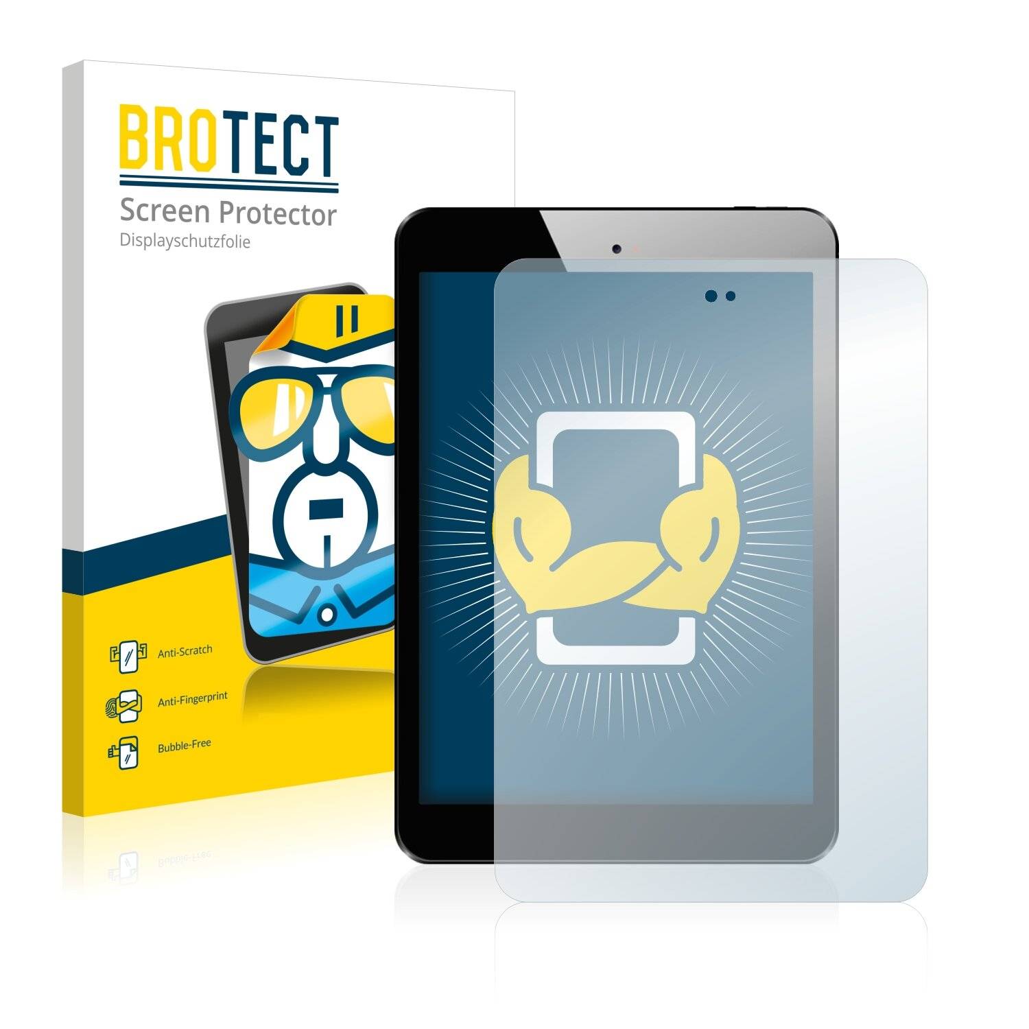 2x BROTECT HD-Clear Displayschutzfolie für Logicom S7842