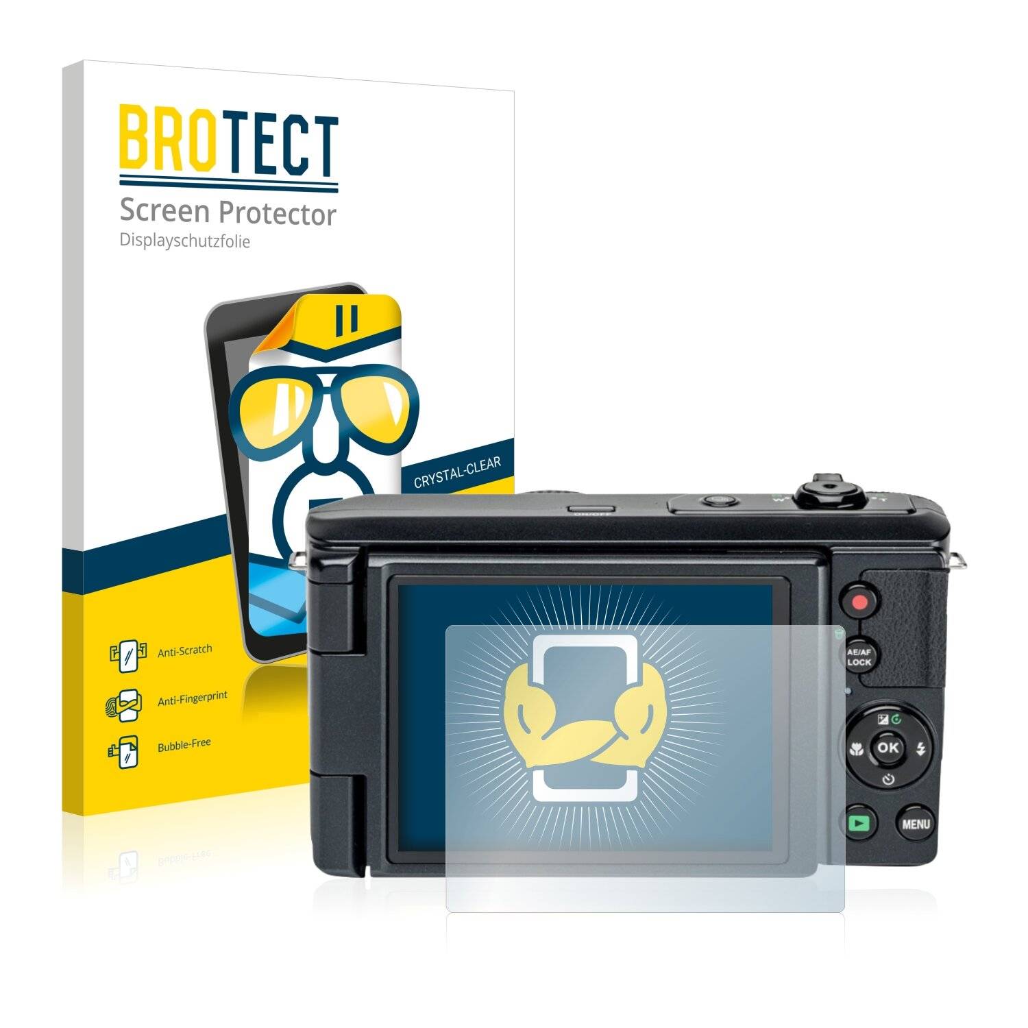 2x BROTECT HD-Clear Displayschutzfolie für Medion Life X44038 (MD