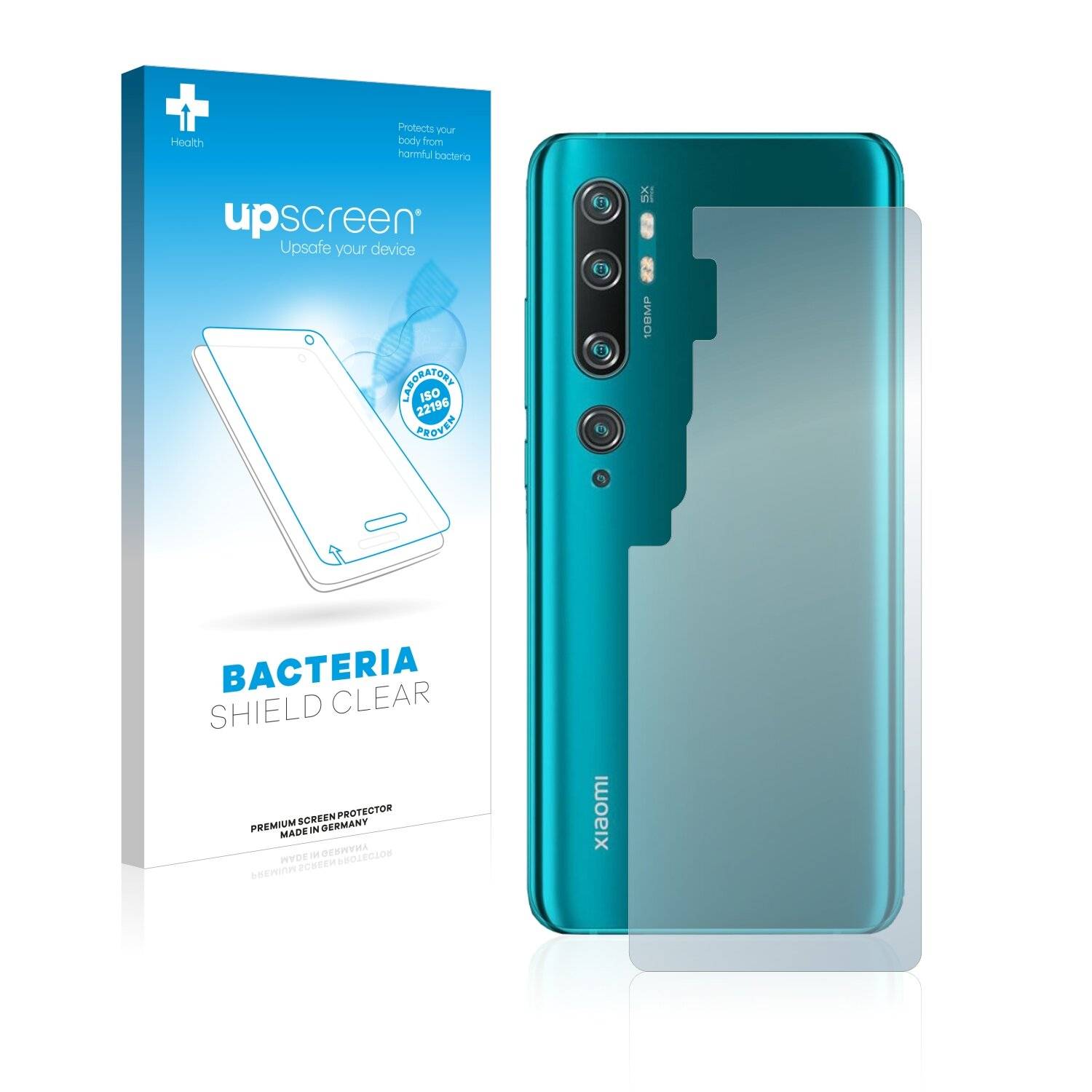 upscreen Bacteria Shield Clear Premium Antibakterielle Displayschutzfolie für Xiaomi Mi CC9