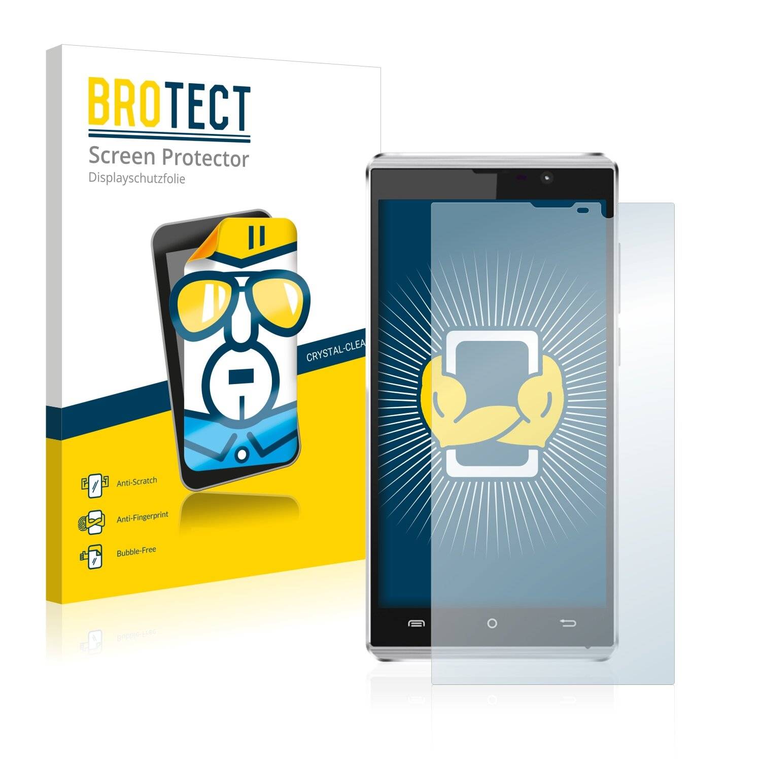 2x BROTECT HD-Clear Displayschutzfolie für Cubot