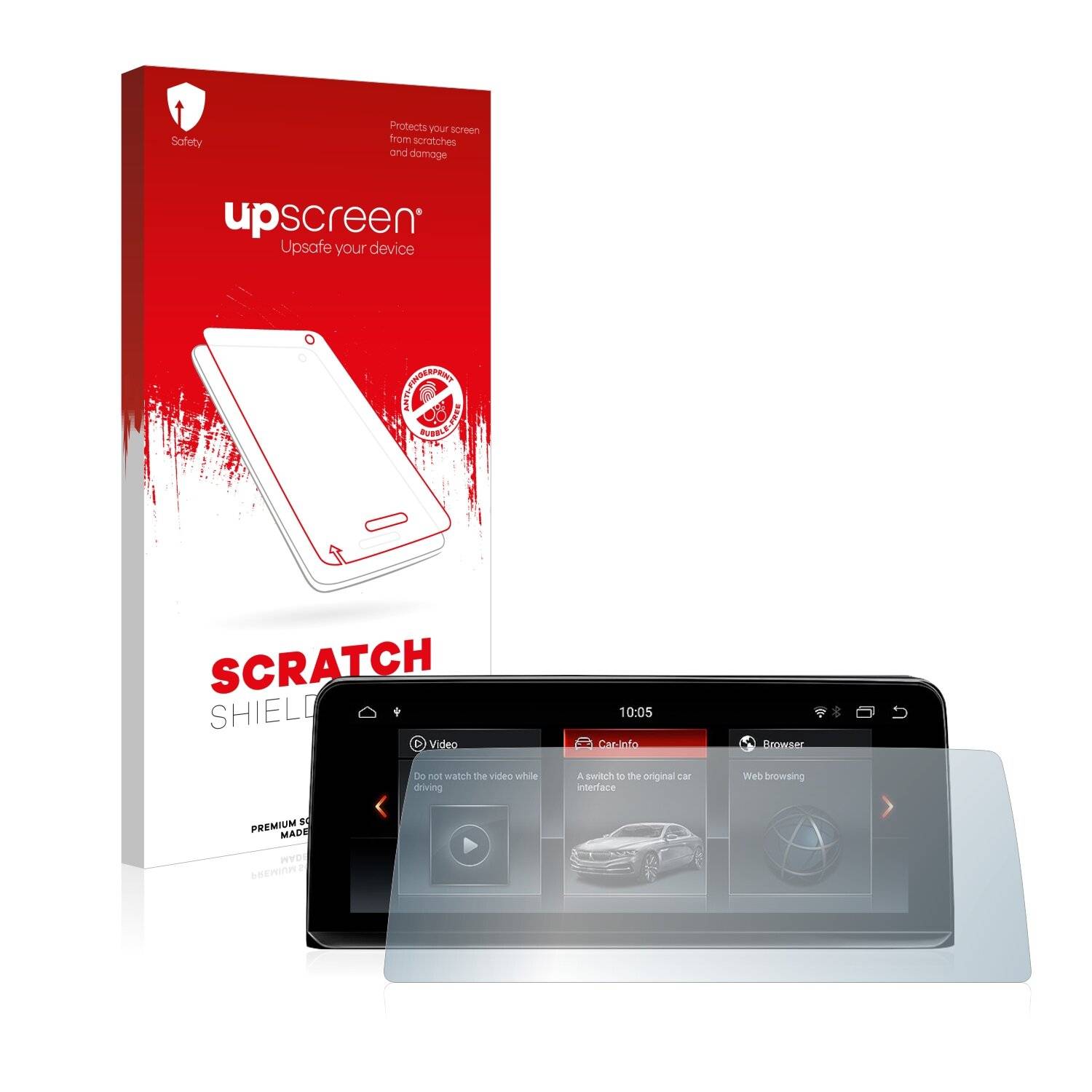 upscreen Scratch Shield Clear Premium Displayschutzfolie für BMW X3 E83 SUV 2003-2010