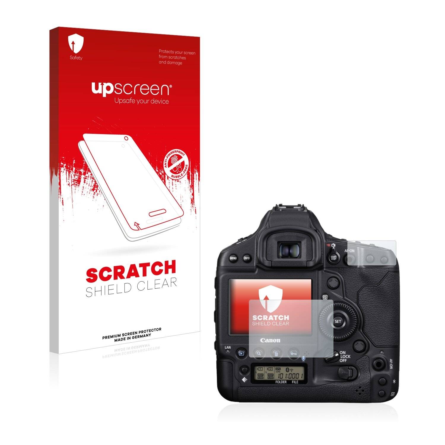 upscreen Scratch Shield Clear Premium Displayschutzfolie für Canon EOS 1D X Mark