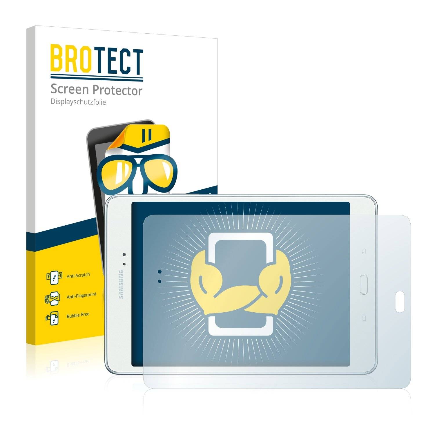 2x BROTECT HD-Clear Displayschutzfolie für Samsung Galaxy Tab A