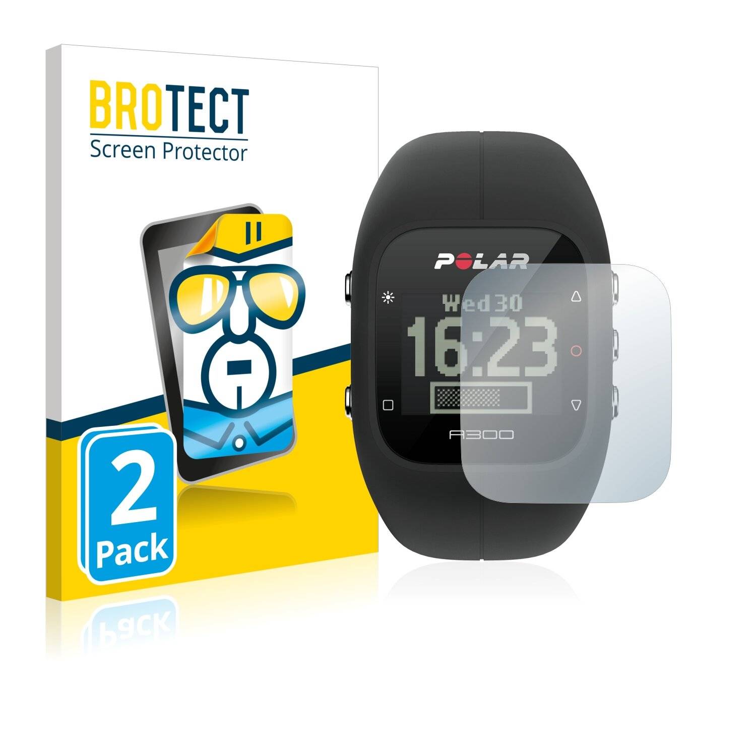 2x BROTECT HD-Clear Displayschutzfolie für Polar